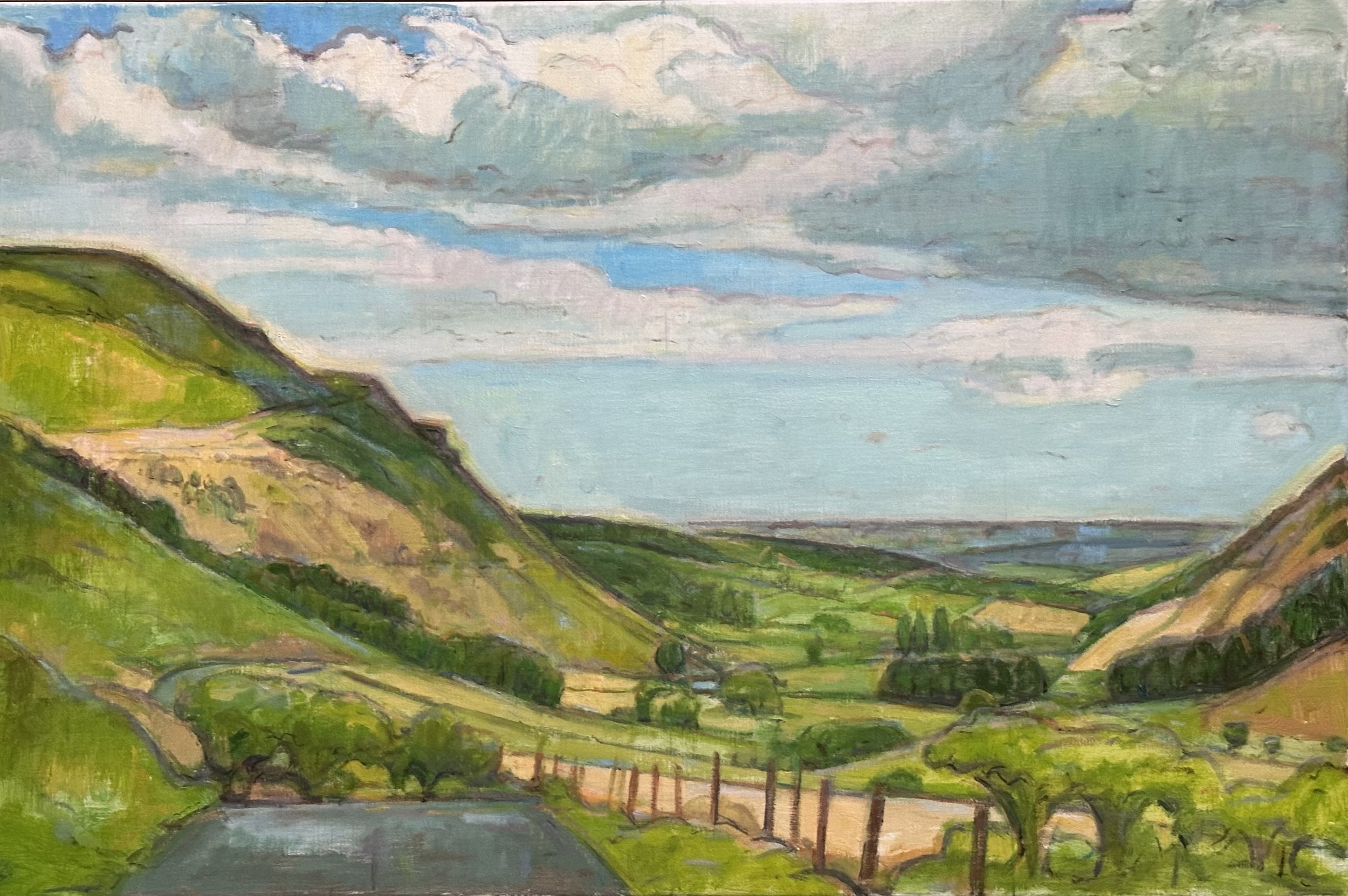 Cambrian Mountains- Wales: Oil 36x24in