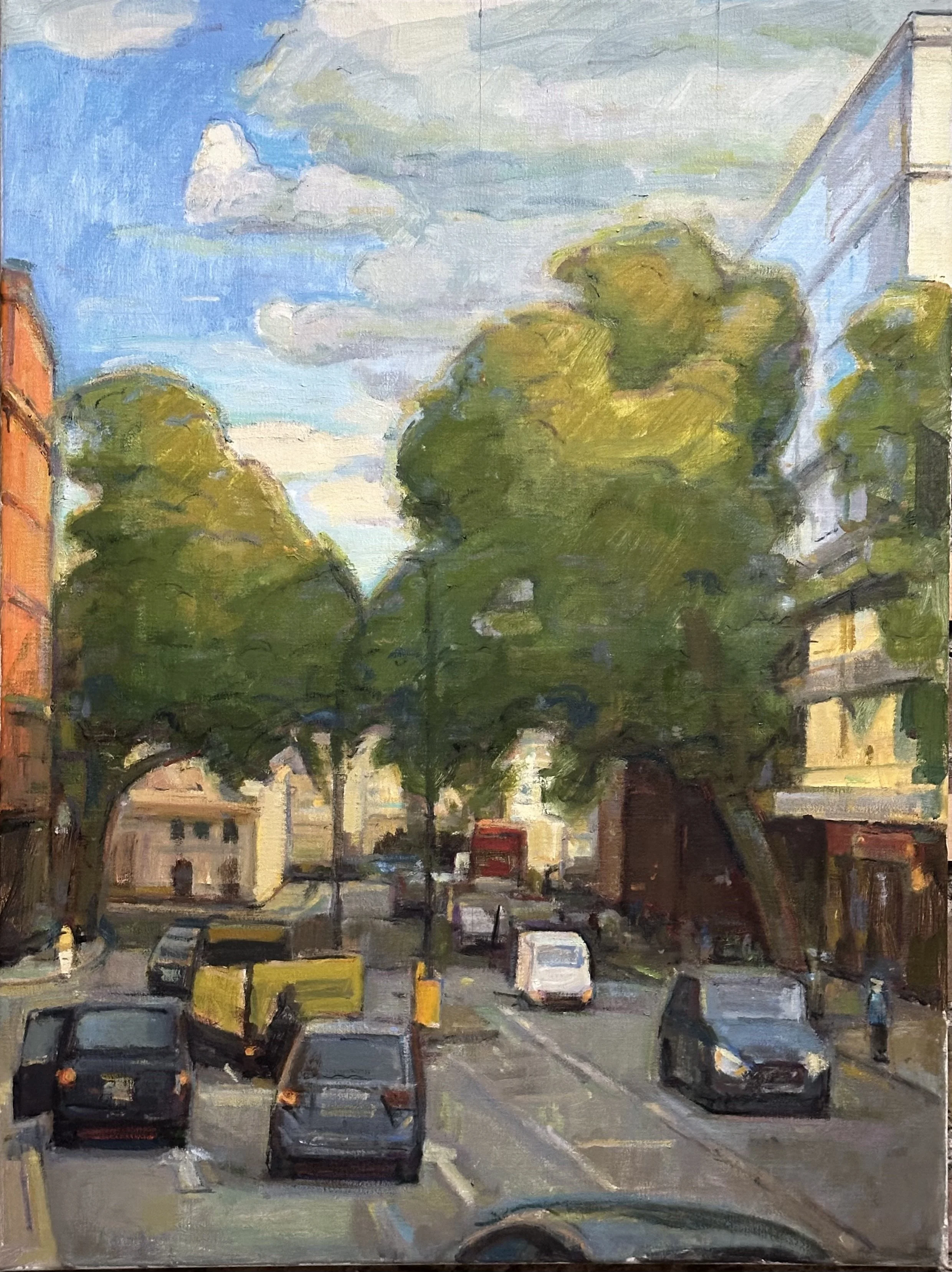 Angel Islington - London: Oil 32x24in