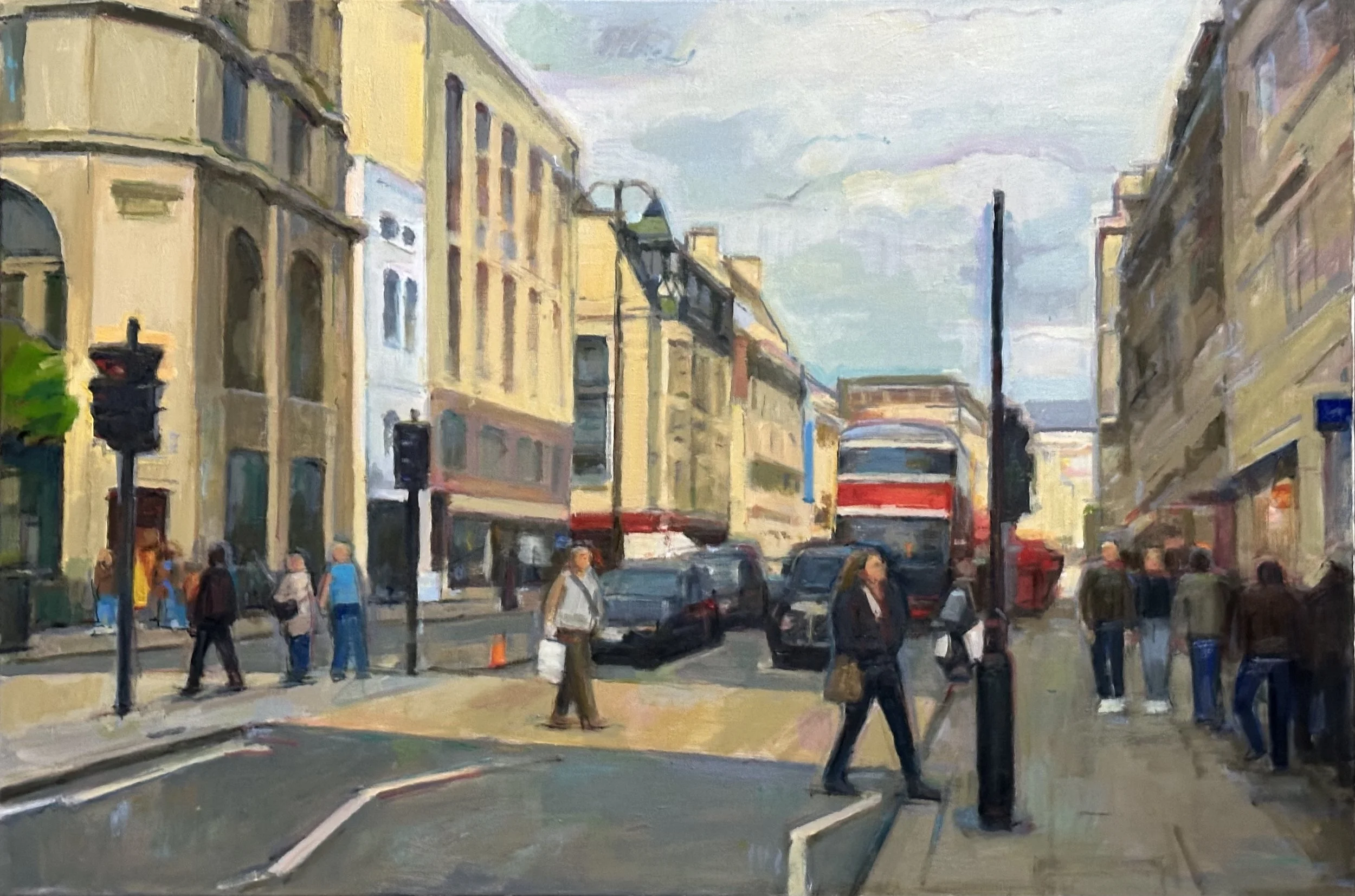 The Strand - London: Oil 36x24in