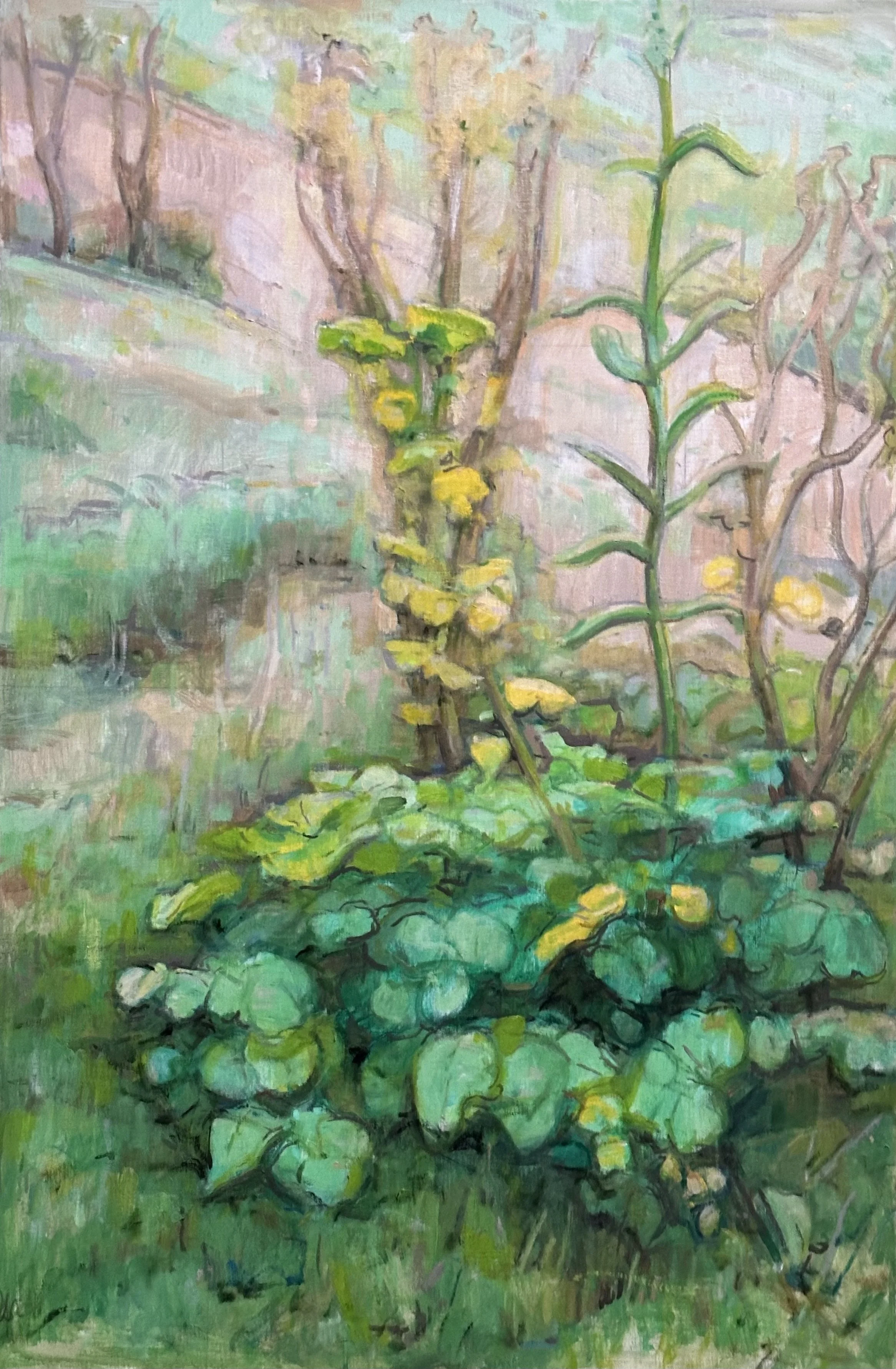 Broomfield - Tall Weeds: Oil 36x24in