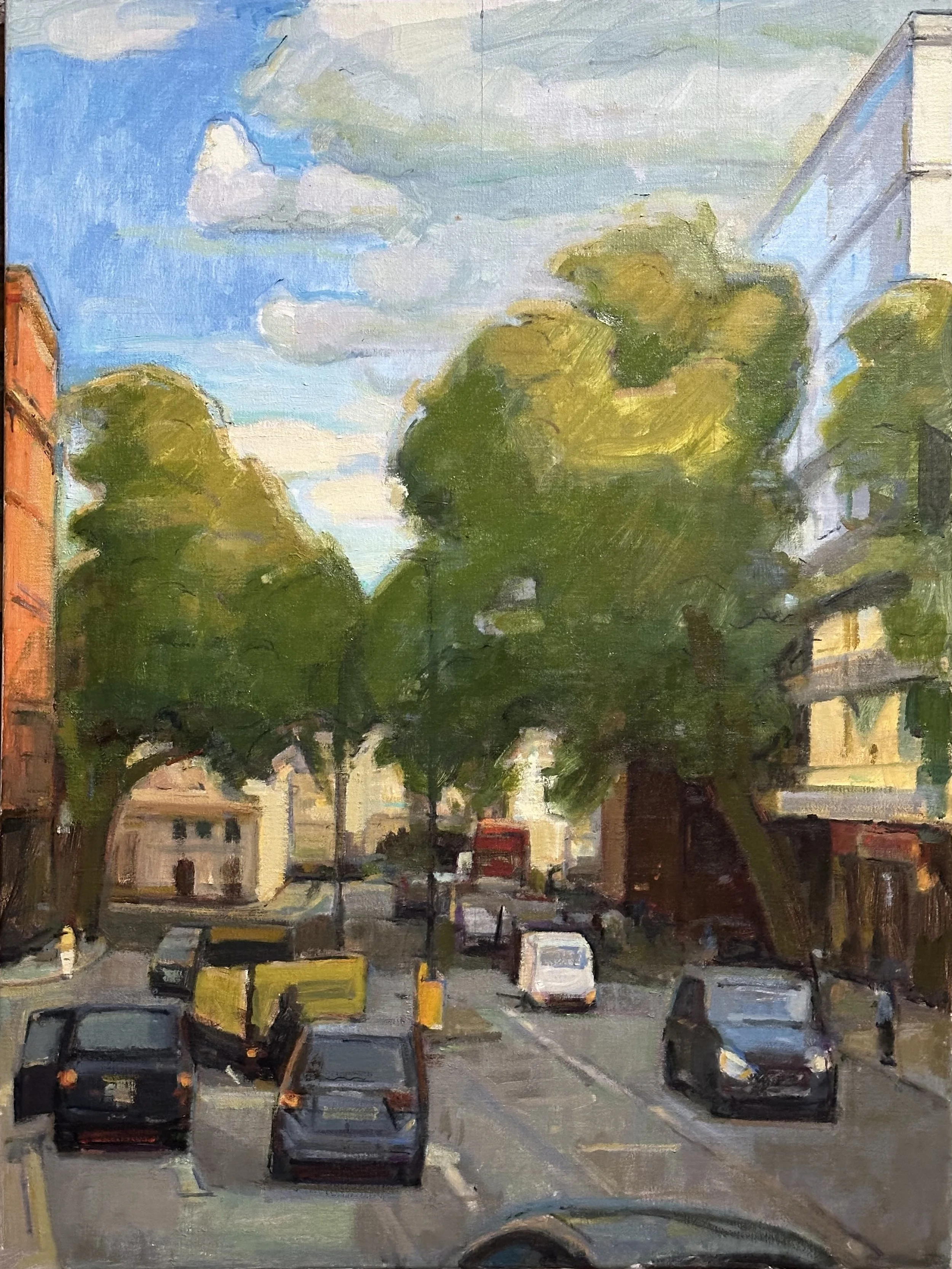 Angel Islington - London: Oil 32x24in