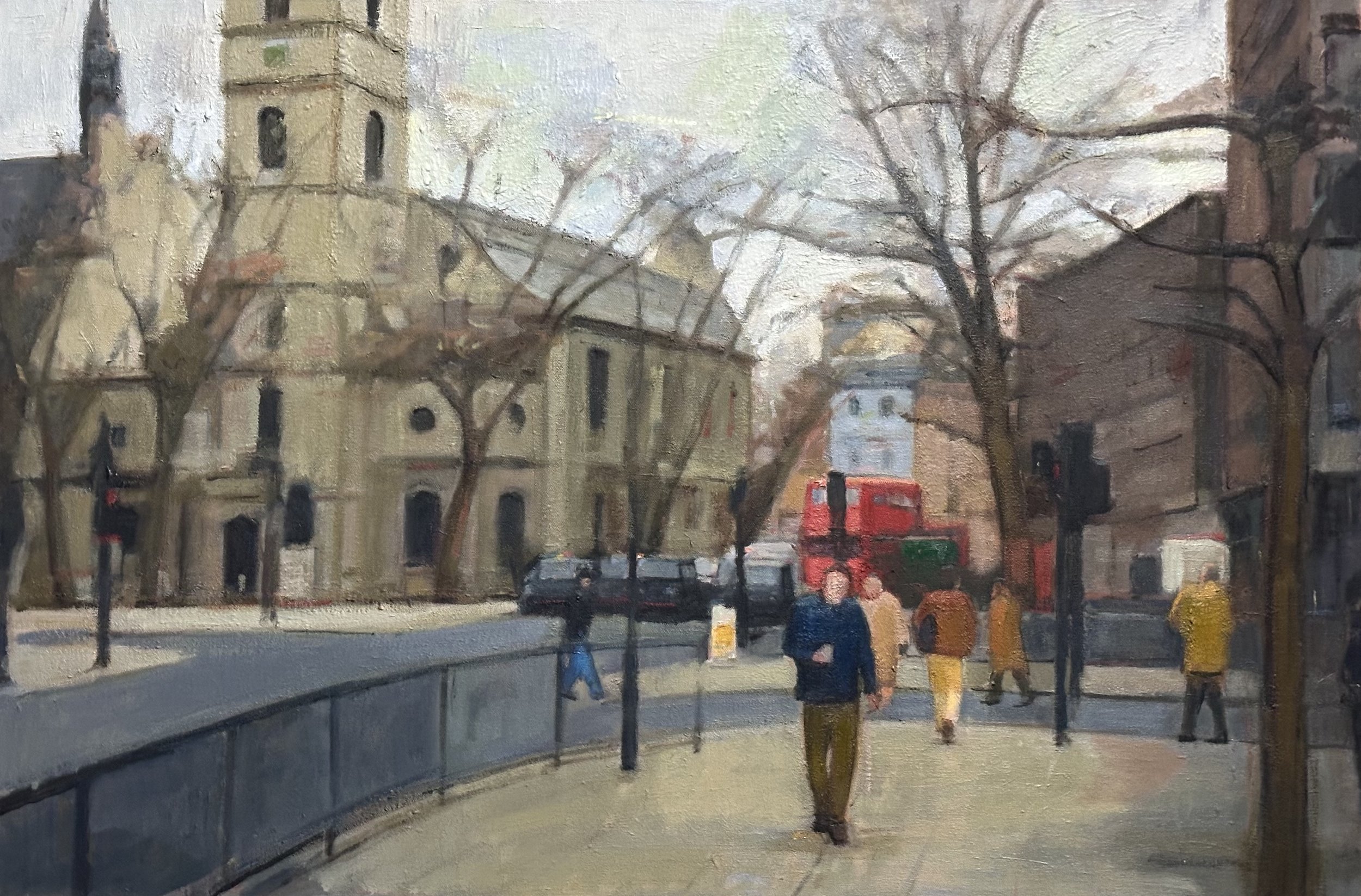 St Clement Danes - London Oil 36x24in