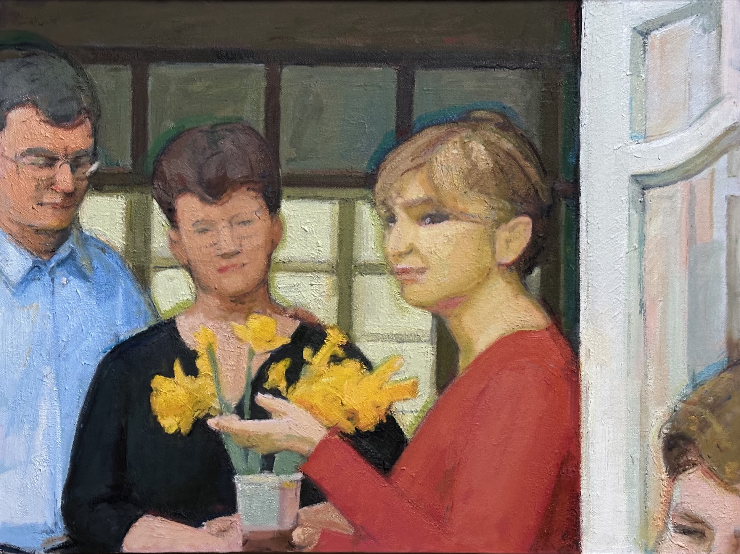 French Windows Oil 24x18in