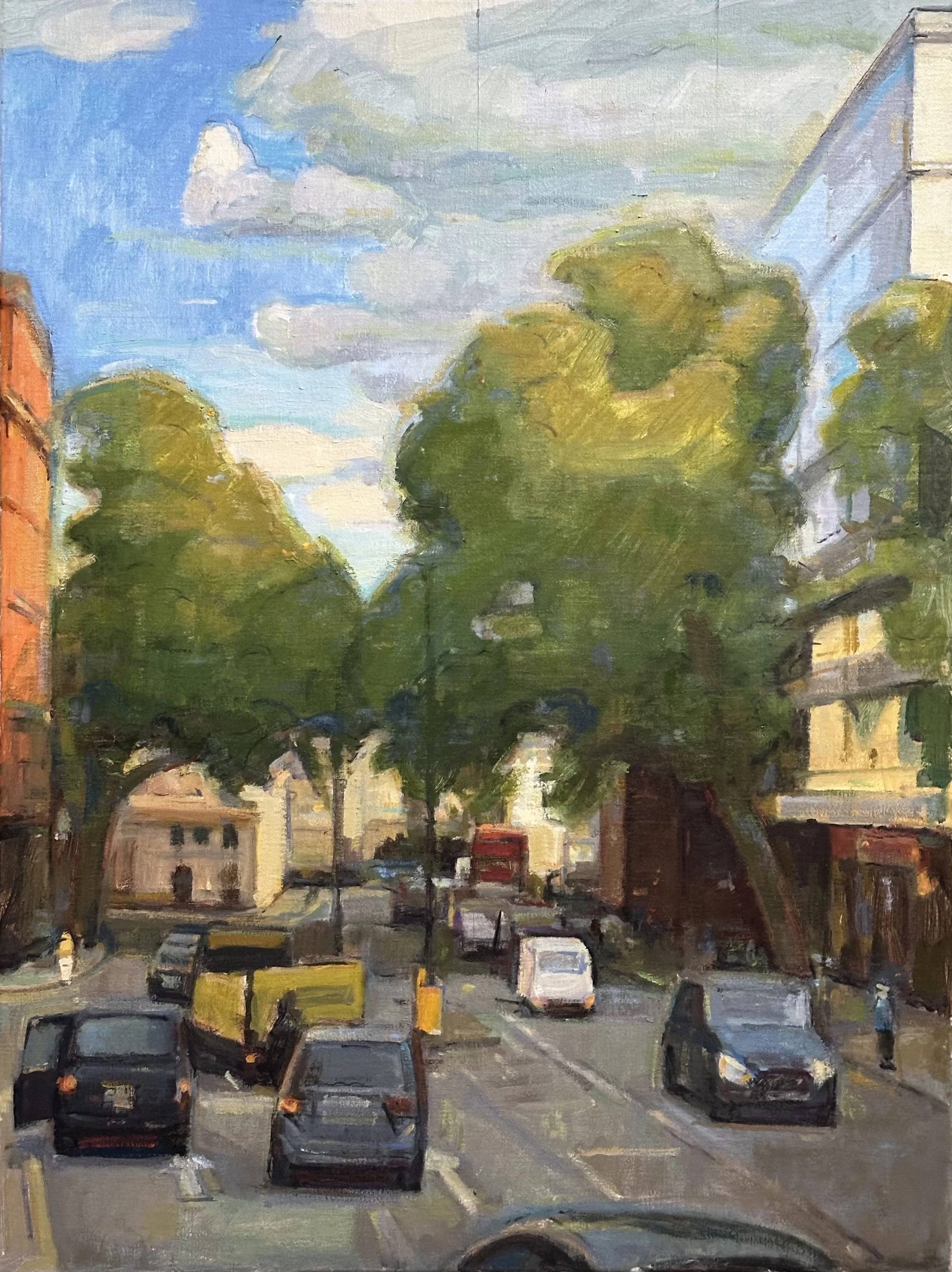 Angel Islington - London: Oil 32x24in