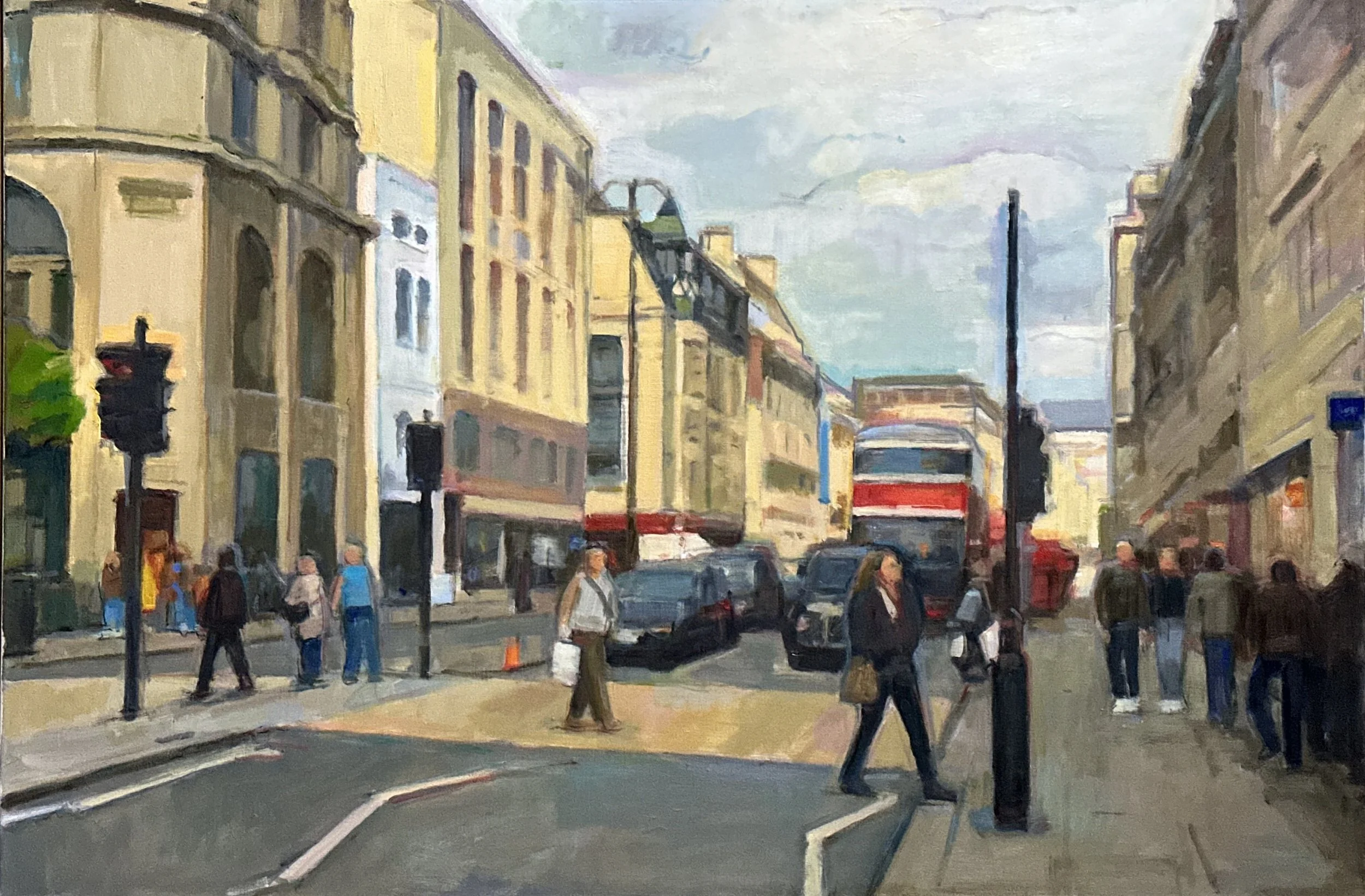 The Strand - London: Oil 36x24in