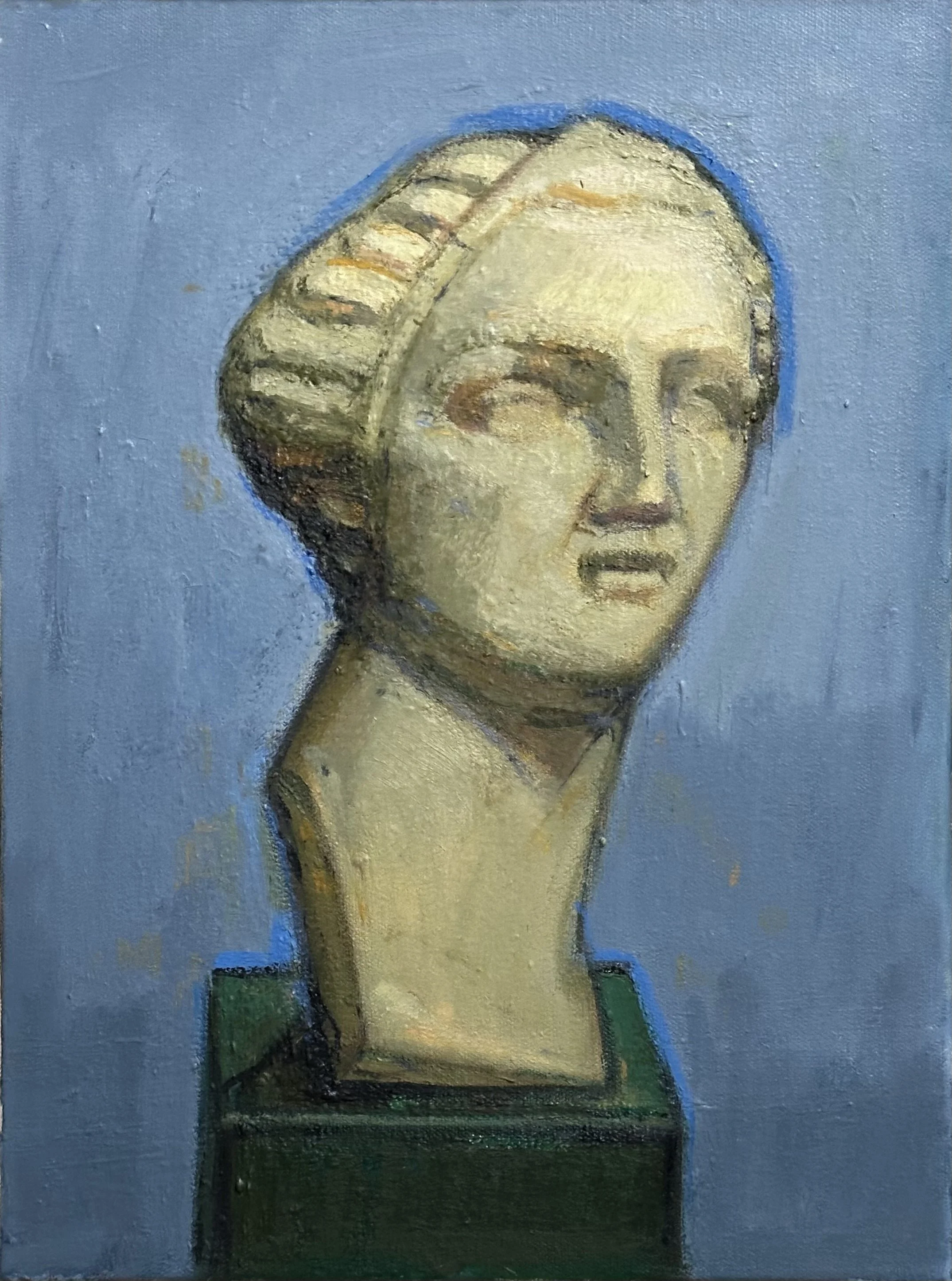 Roman Head: Oil 16x12in