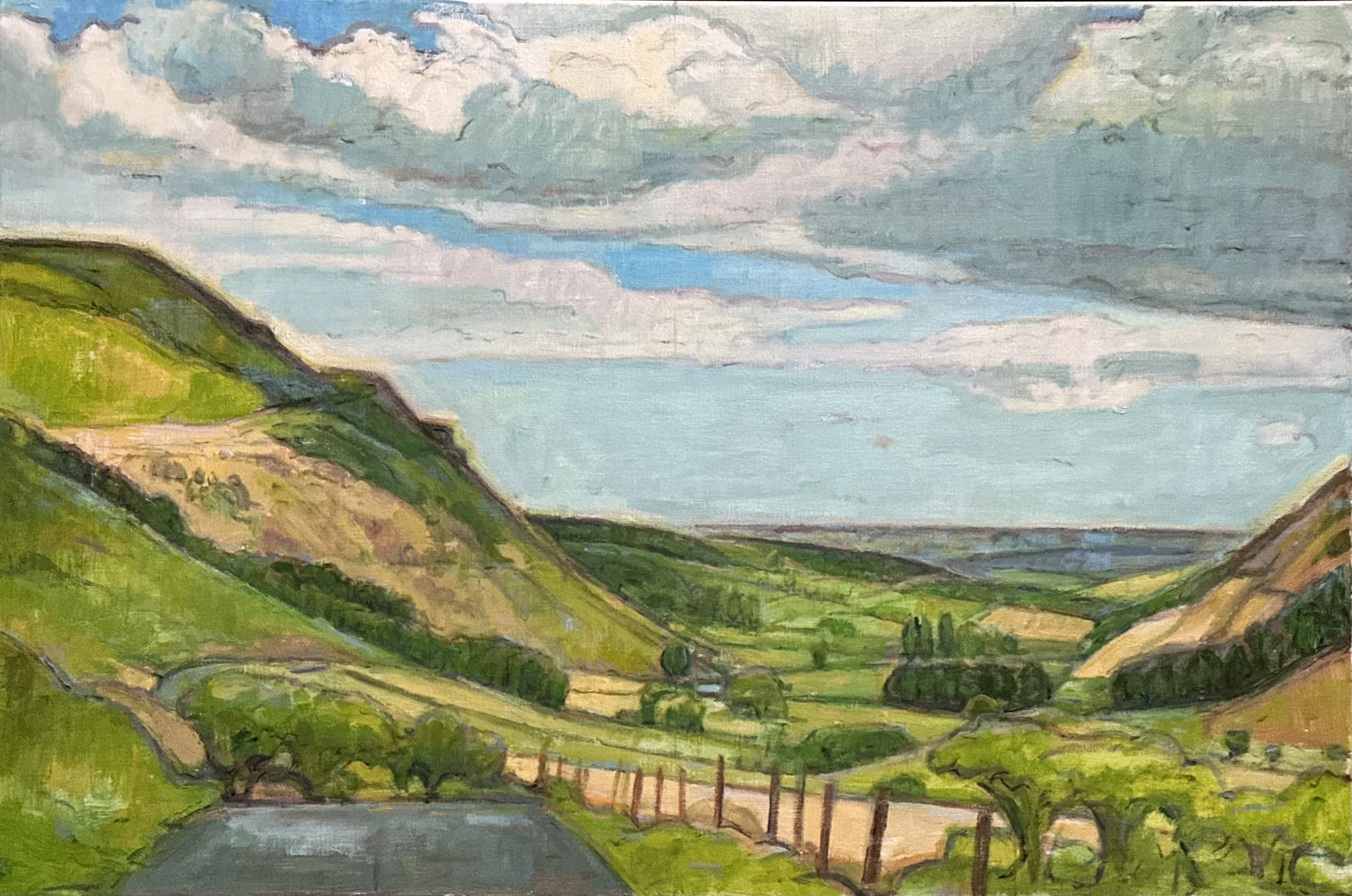 Cambrian Mountains - Wales: Oil 32x24in