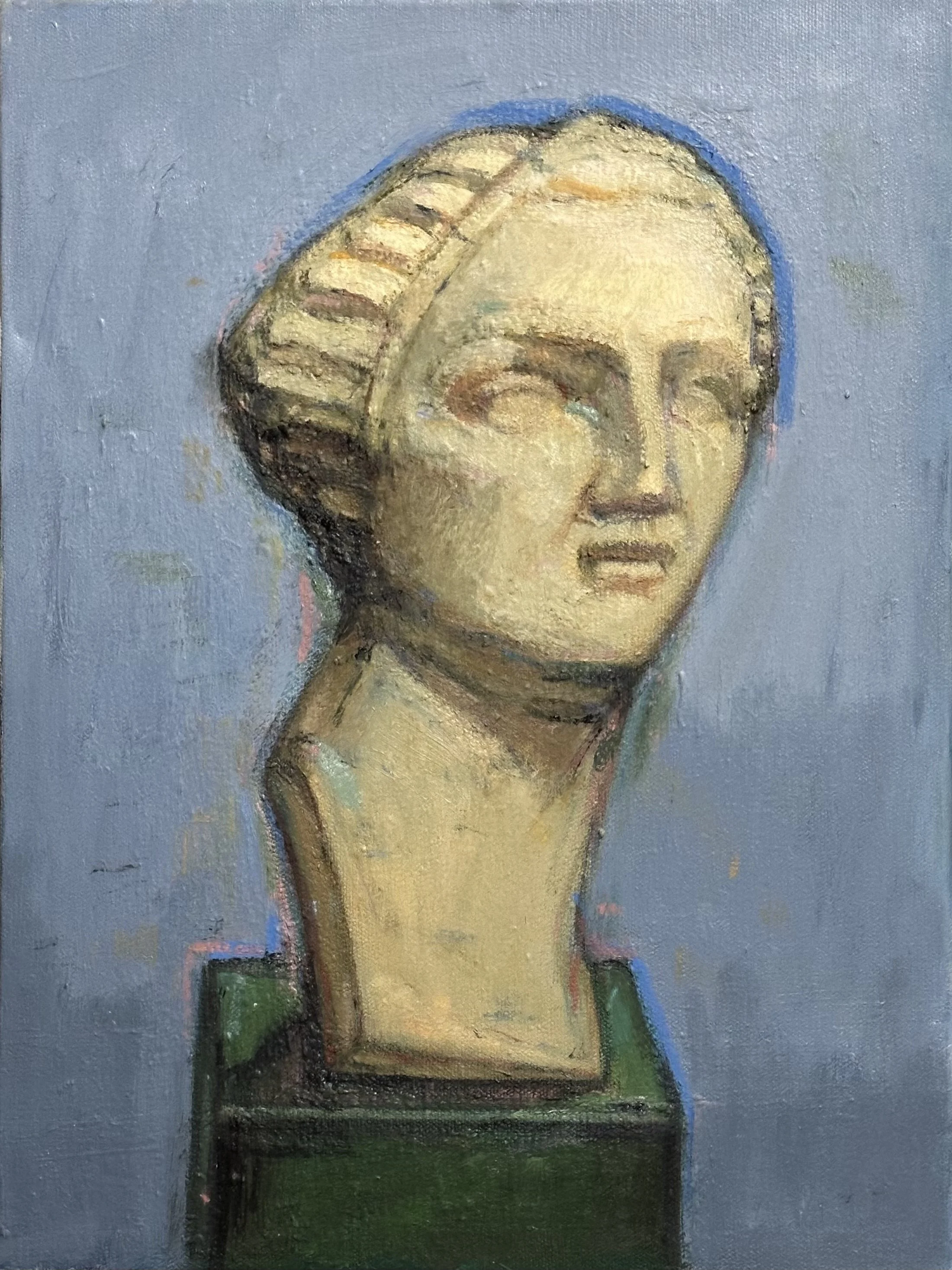 Roman Head: Oil 16x12in