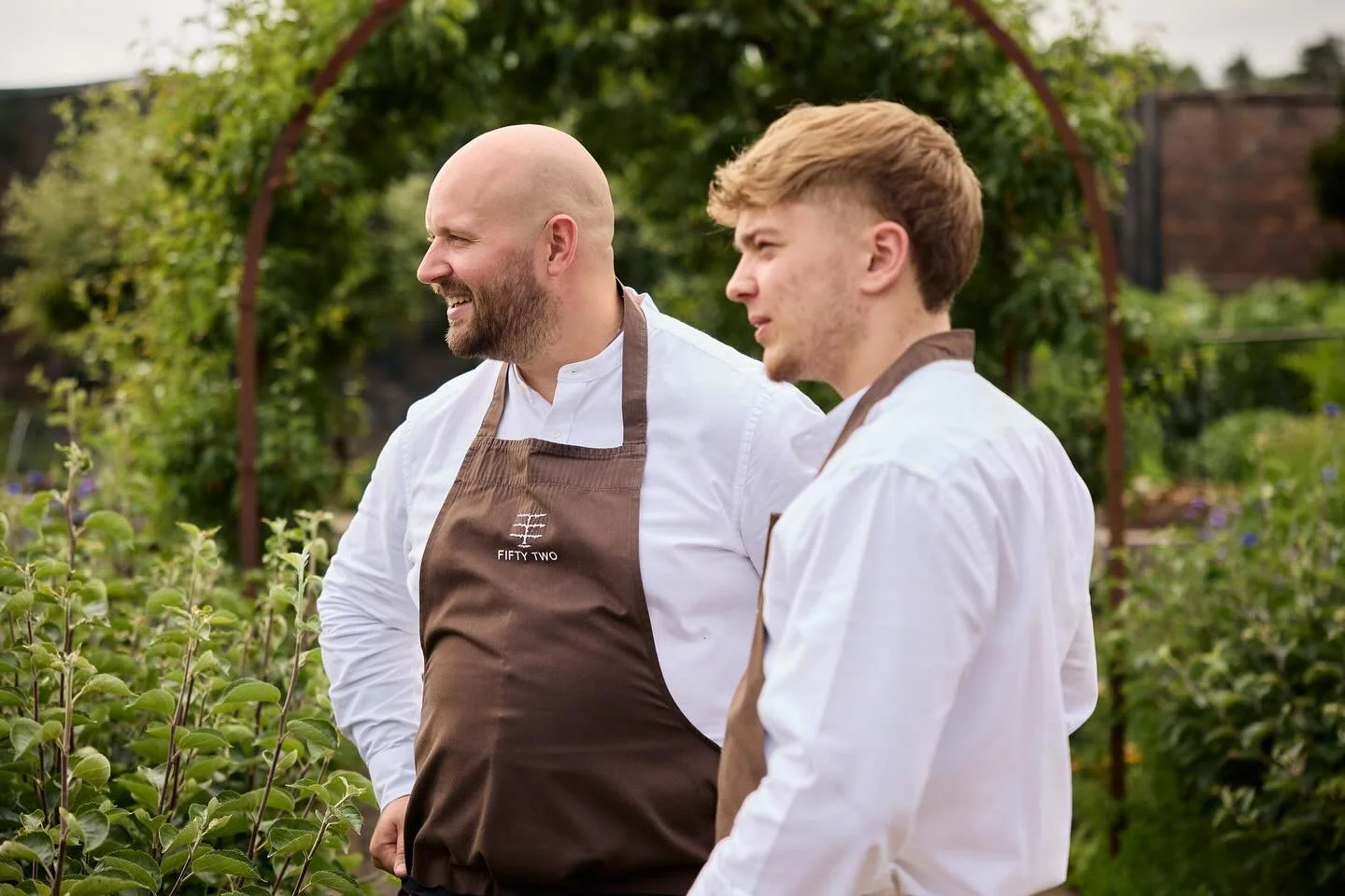 Selecting ingredients from the kitchen garden, ready to cook up a storm! Rain or shine; we&rsquo;re rooted in flavour. ⛈️ 🍽️ 🌿 

📸 @oliviabphoto