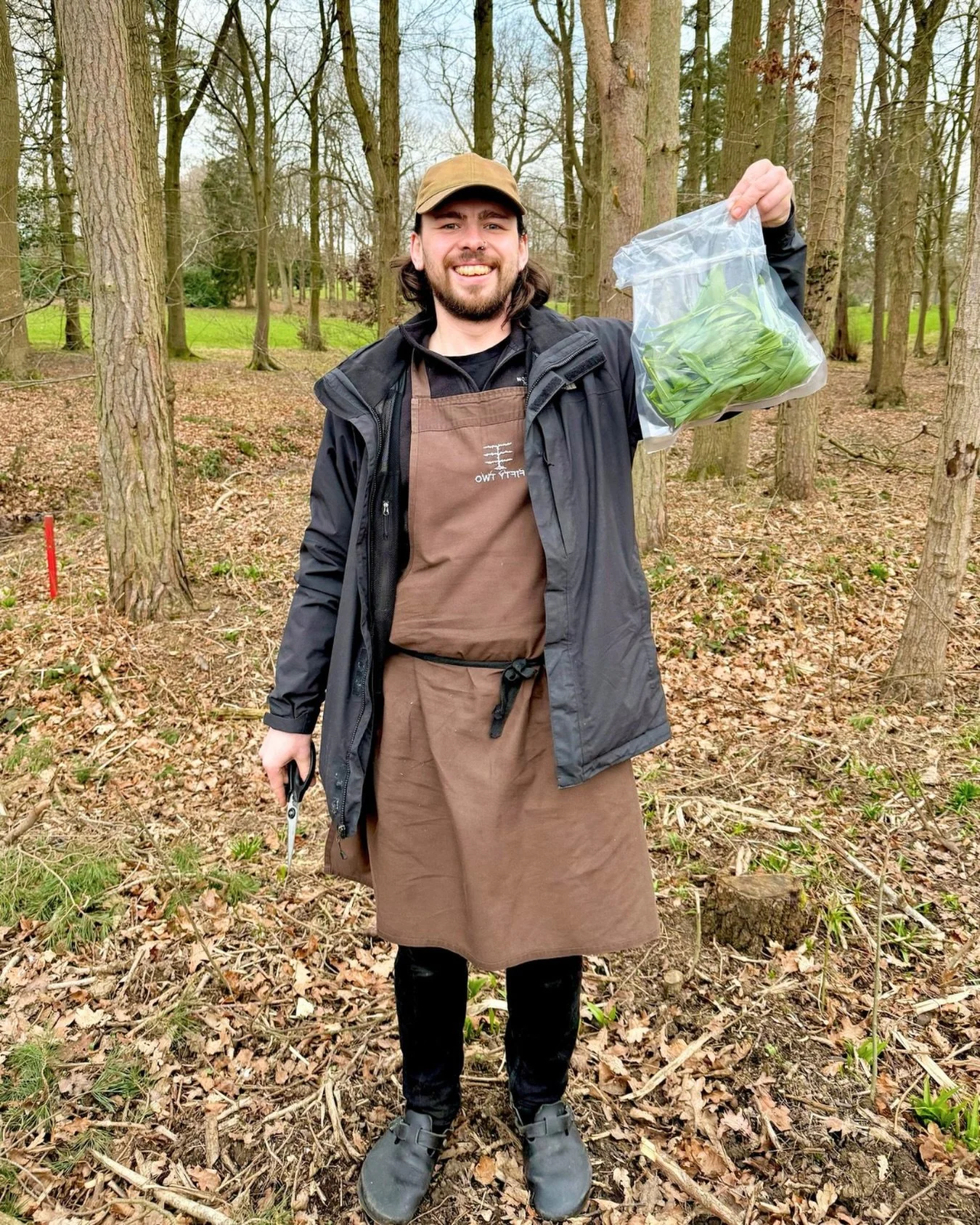 Right now, wild garlic is appearing in the grounds. 🧄

We&rsquo;re using it in a salsa verde &mdash; vivid, sharp and grown about as locally as it gets.

#FIFTYTWO #RuddingPark