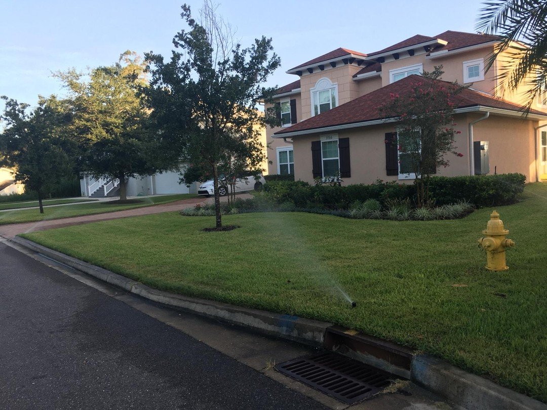 Nothing compliments a nice house better than a pristine yard. Check out another great job we did here at Bran-Cam Irrigations! #lawncare #lawnandlandscape #landscaping #irrigationsystem #lawngoals