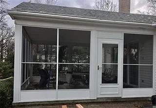 Screened-In Room attached to a home.