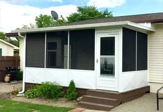 A Patio Enclosure attached to a home.