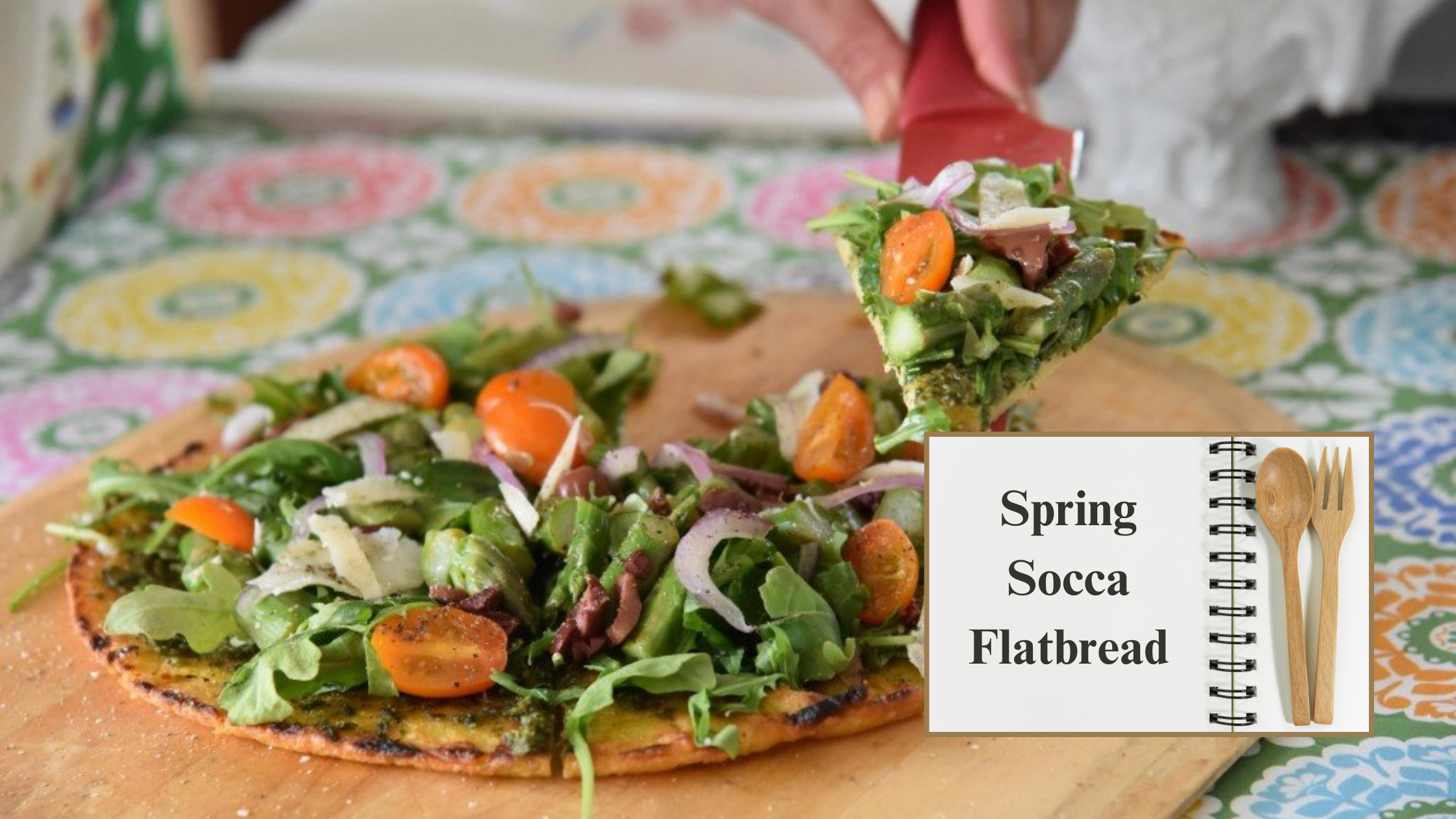 Spring Socca Flatbread