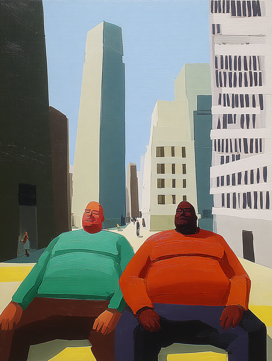 Lounging in the big city