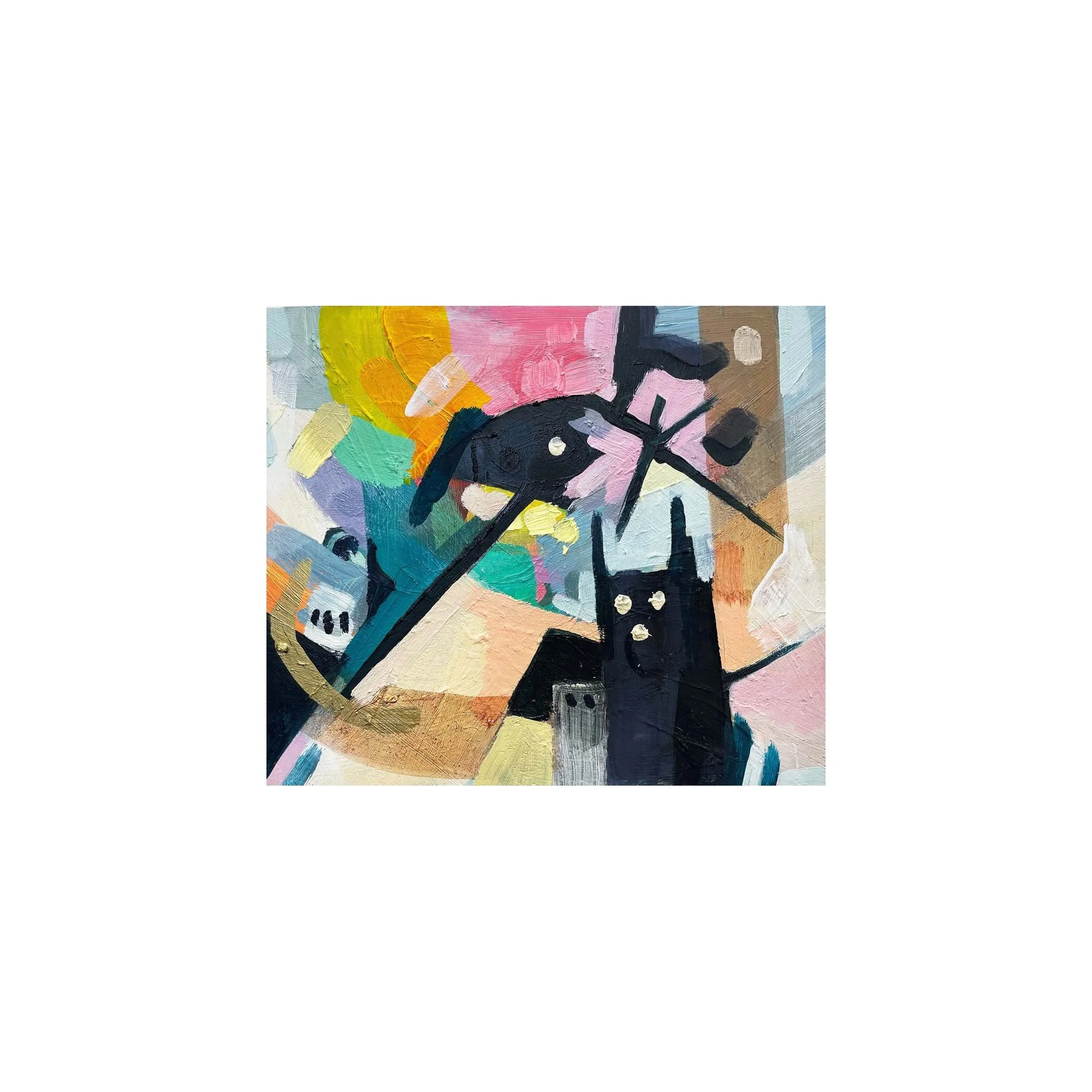 Bat Cat original painting