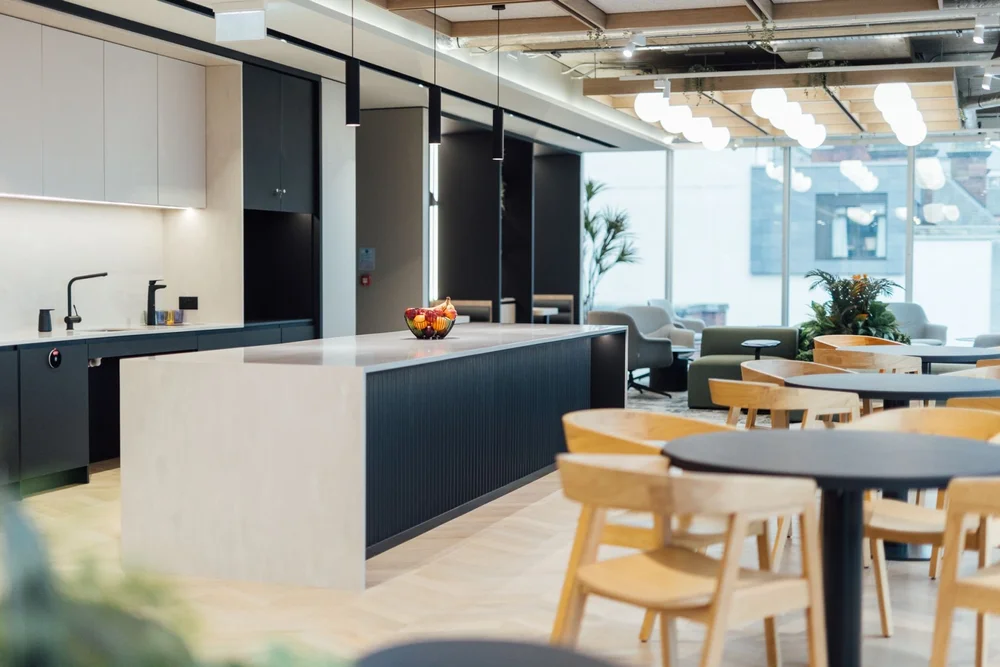 Clean reception area