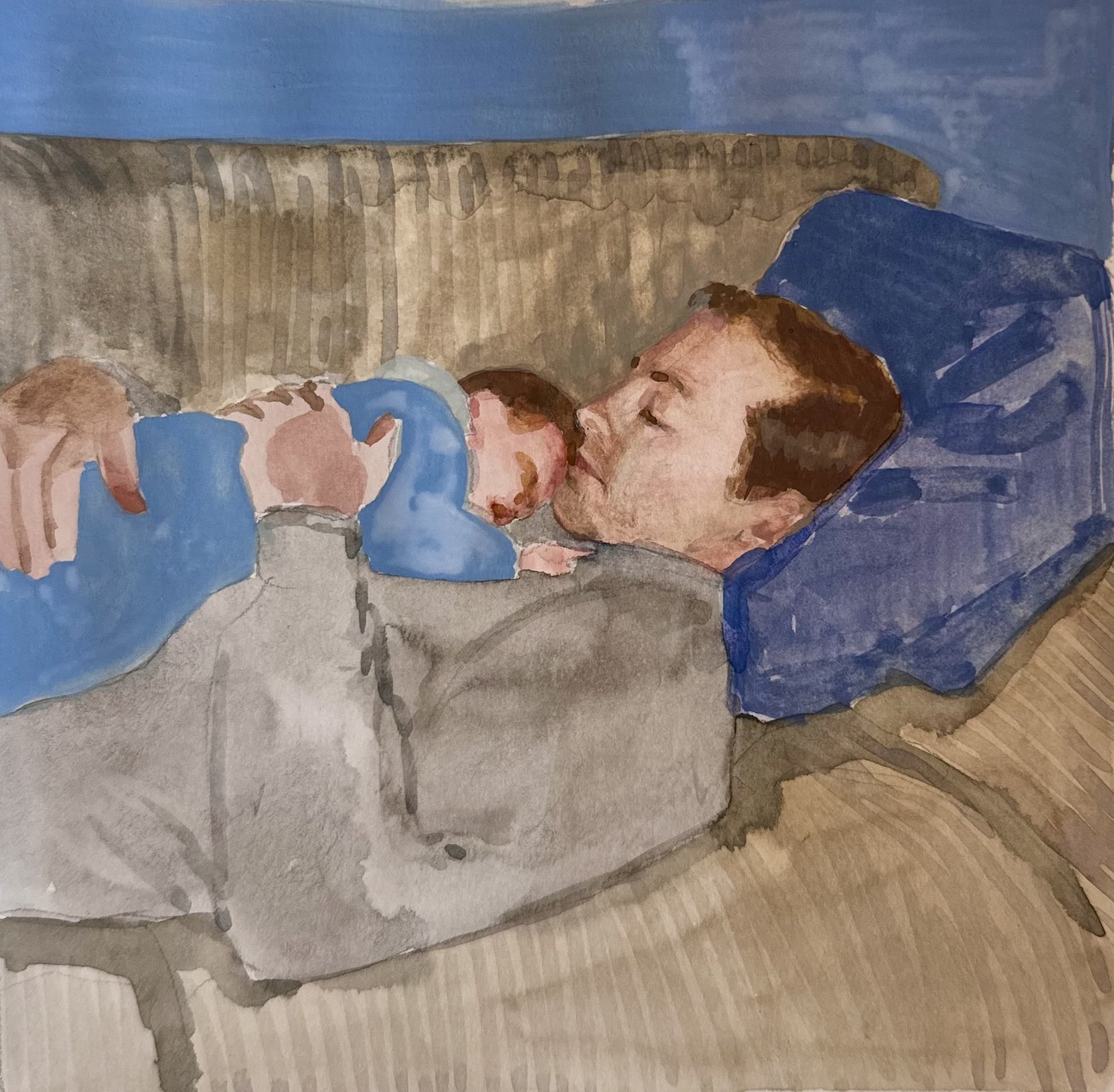 Alexandra and her dad