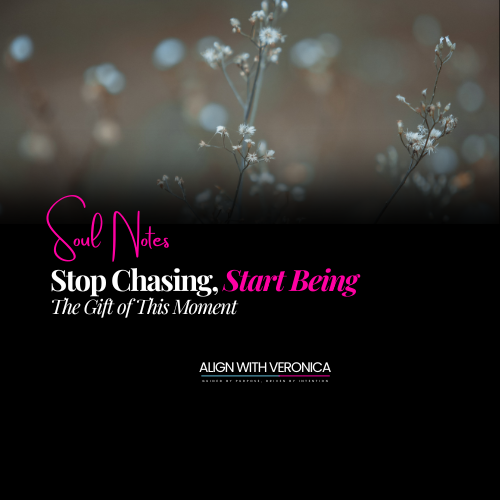 Stop Chasing, Start Being: The Gift of This Moment