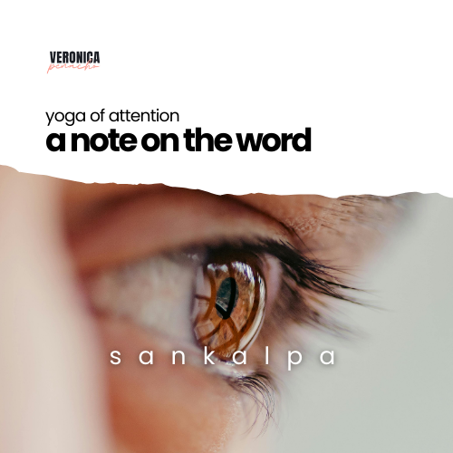 A Note on the Word Sankalpa