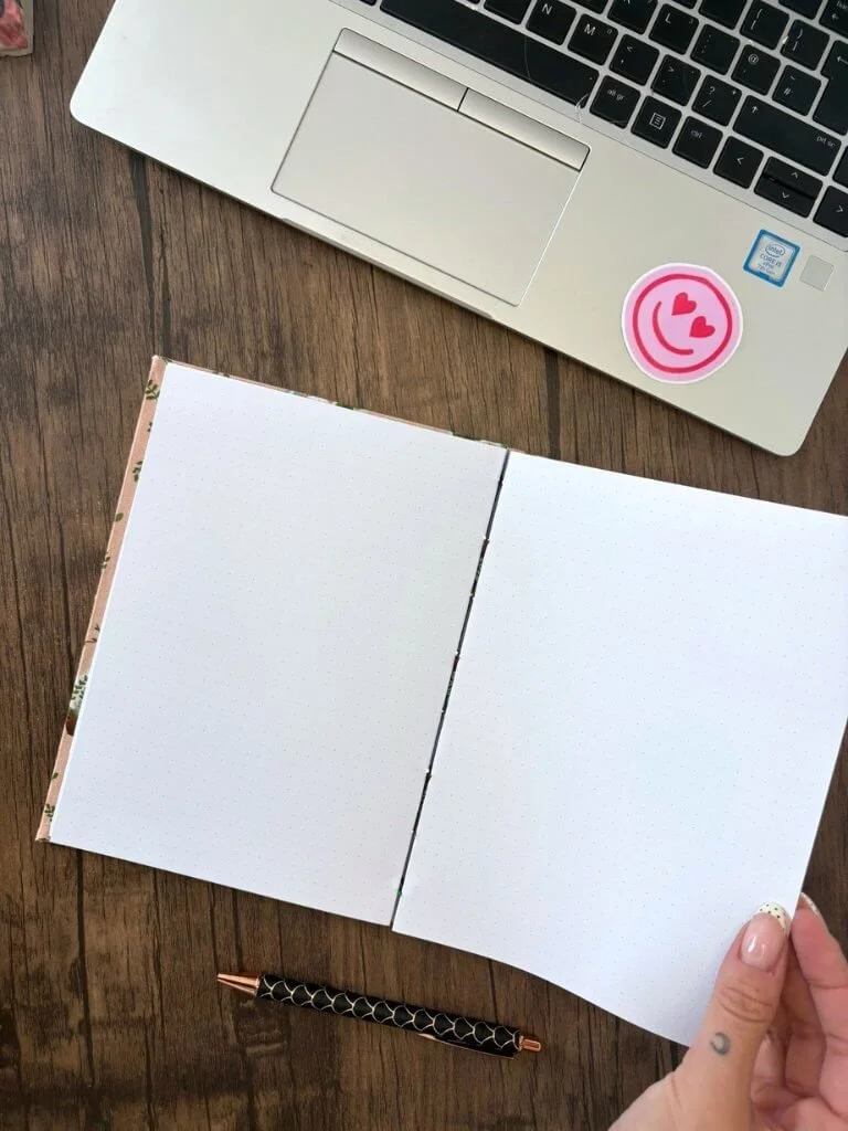 Handbound Bullet Journal - Handmade A5 Notebook With Terrarium