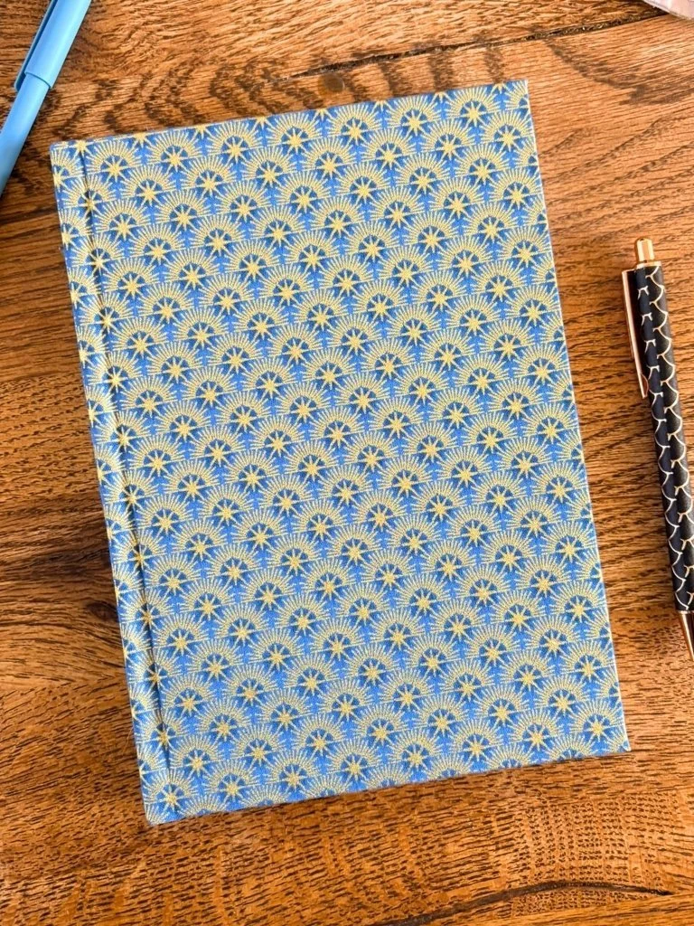 Golden Sun Hardcover Notebook - Handmade A5 Journal