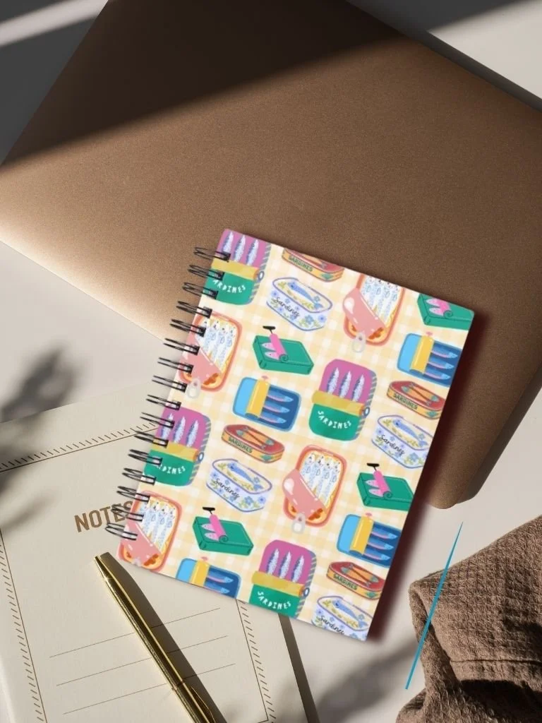 Sardines Spiral Notebook