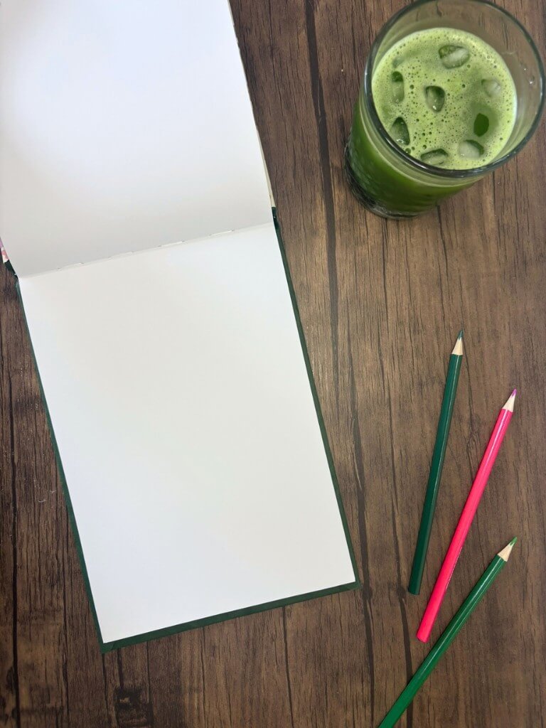 Handmade Floral Hardcover Sketchbook