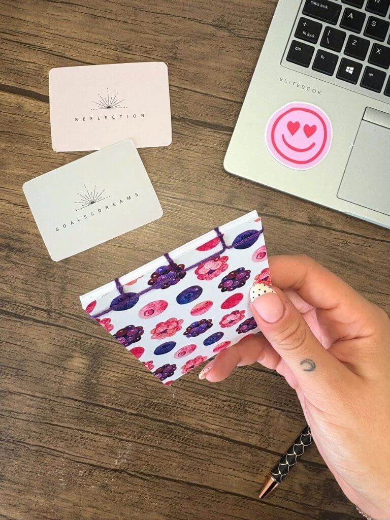 Handmade Mini Berry Notebook