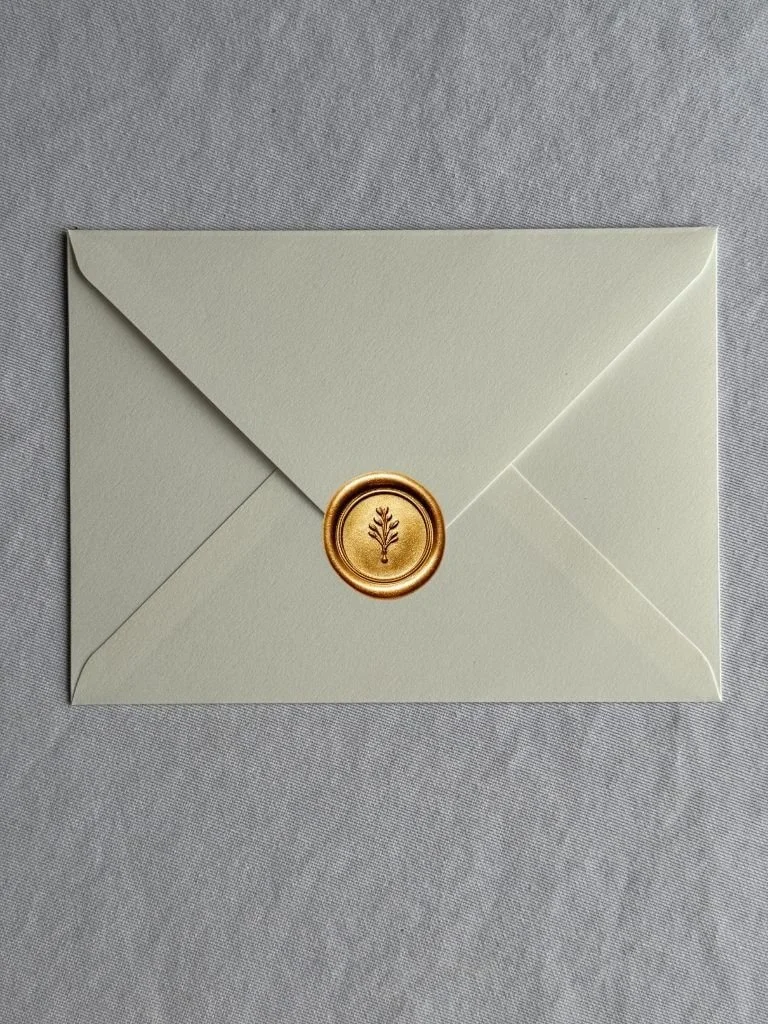 Metallic Wax Seal Sticker Sheet