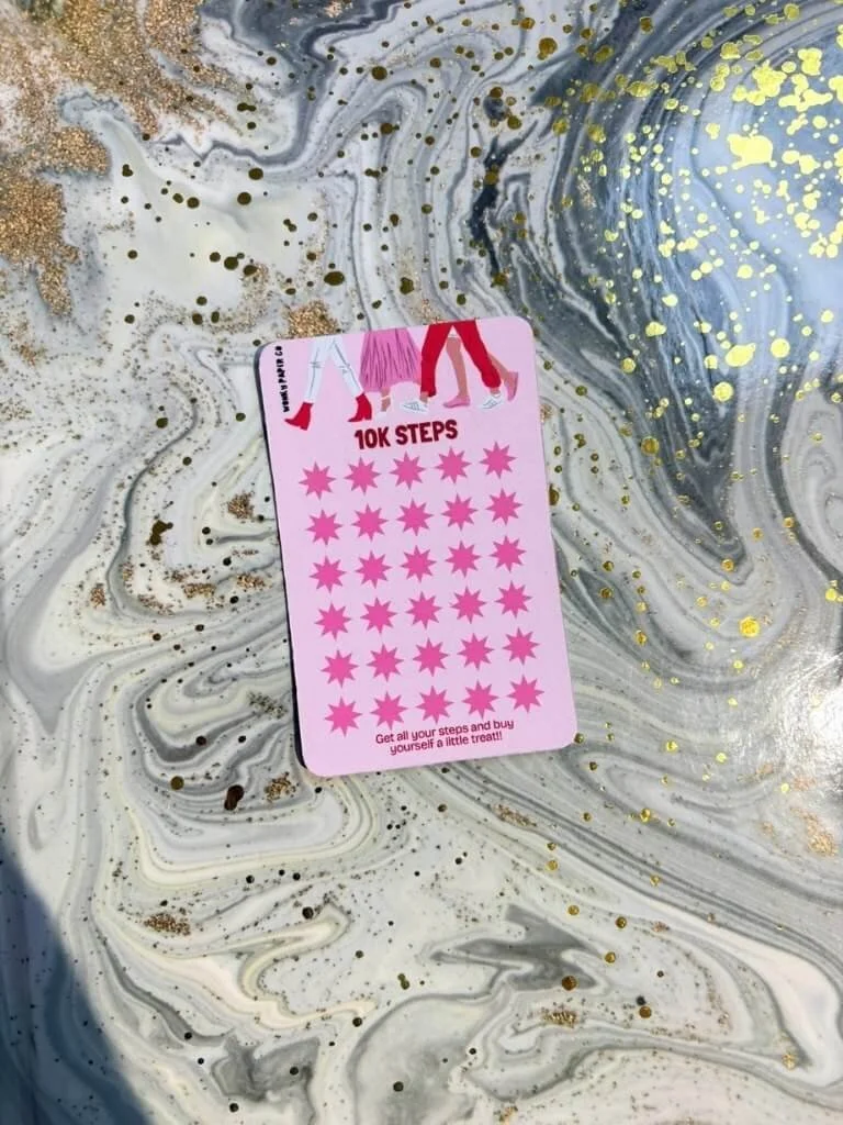 Punch Card Habit Trackers - Handmade Reward Cards For Goal Tracking