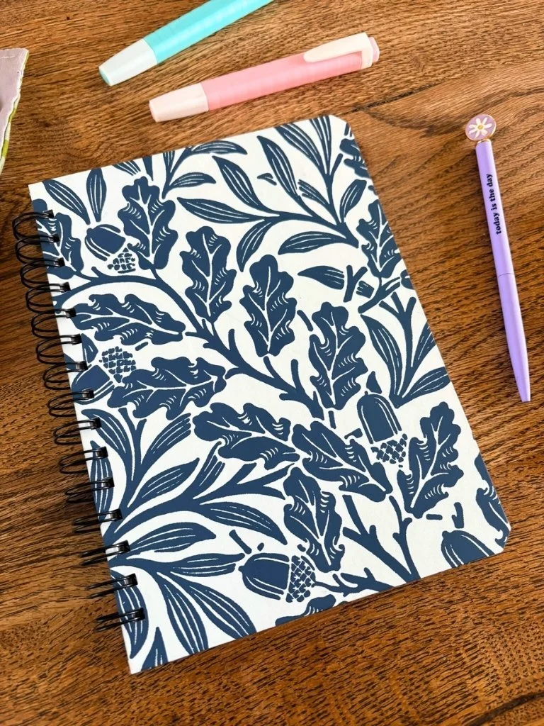 Handmade Nature Themed Hardcover Spiral Bound Notebook