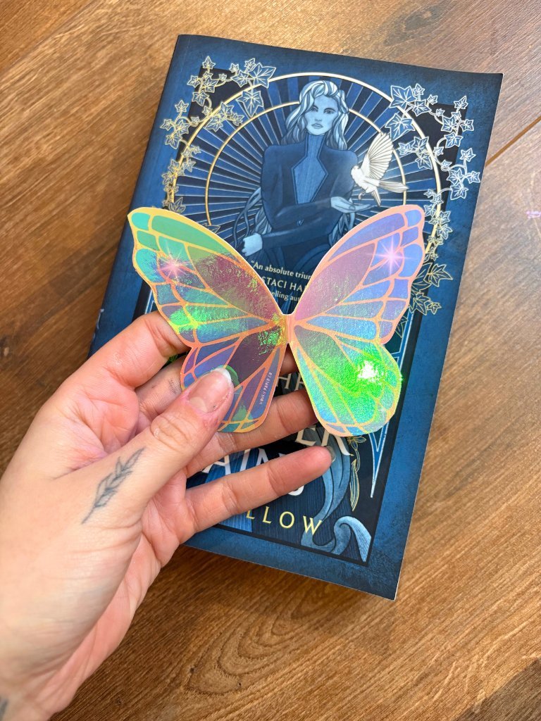 Magnetic Butterfly Bookmark - Handmade Butterfly Wing Magnetic Page Keeper
