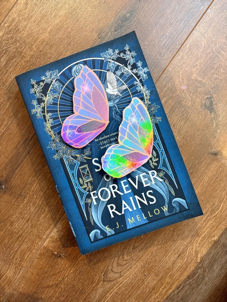 Magnetic Butterfly Bookmark - Handmade Butterfly Wing Magnetic Page Keeper