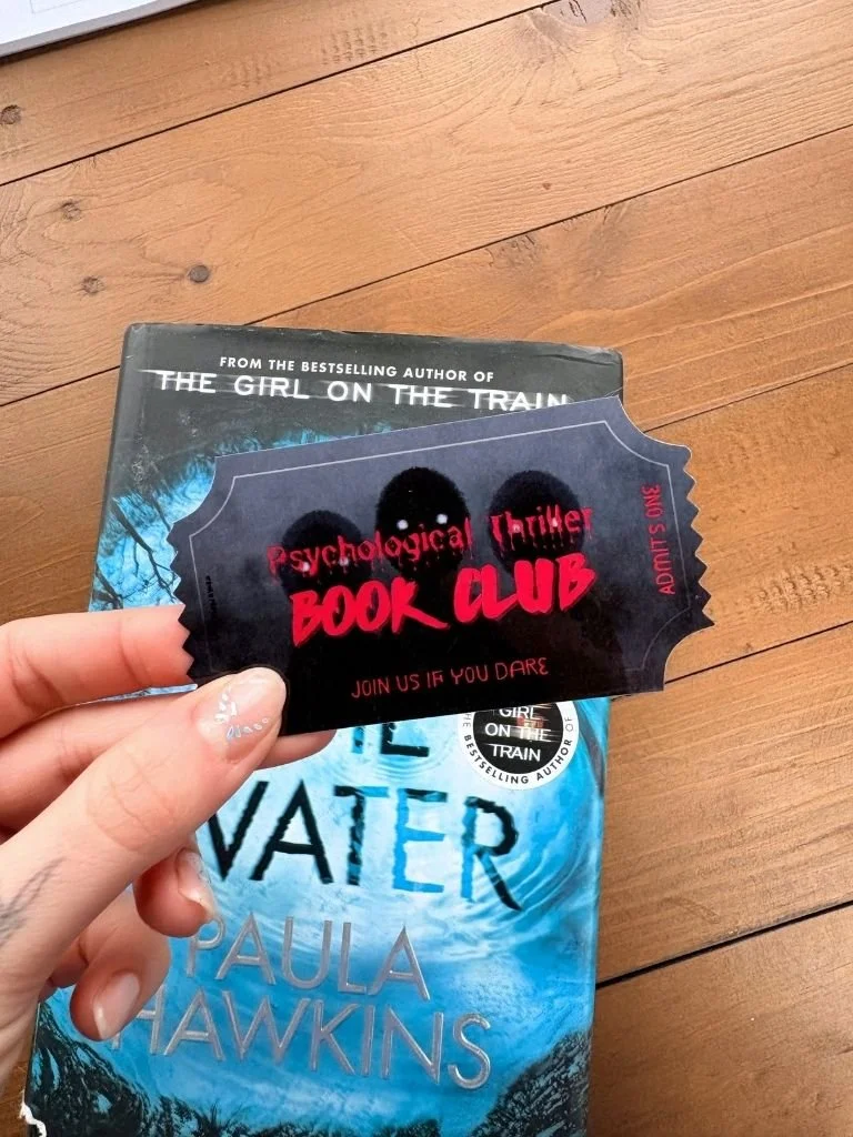 Psychological Thriller Book Club Bookmark - Eerie Bookmark For Thriller Readers