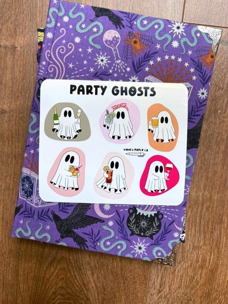Party Ghosts Sticker Sheet