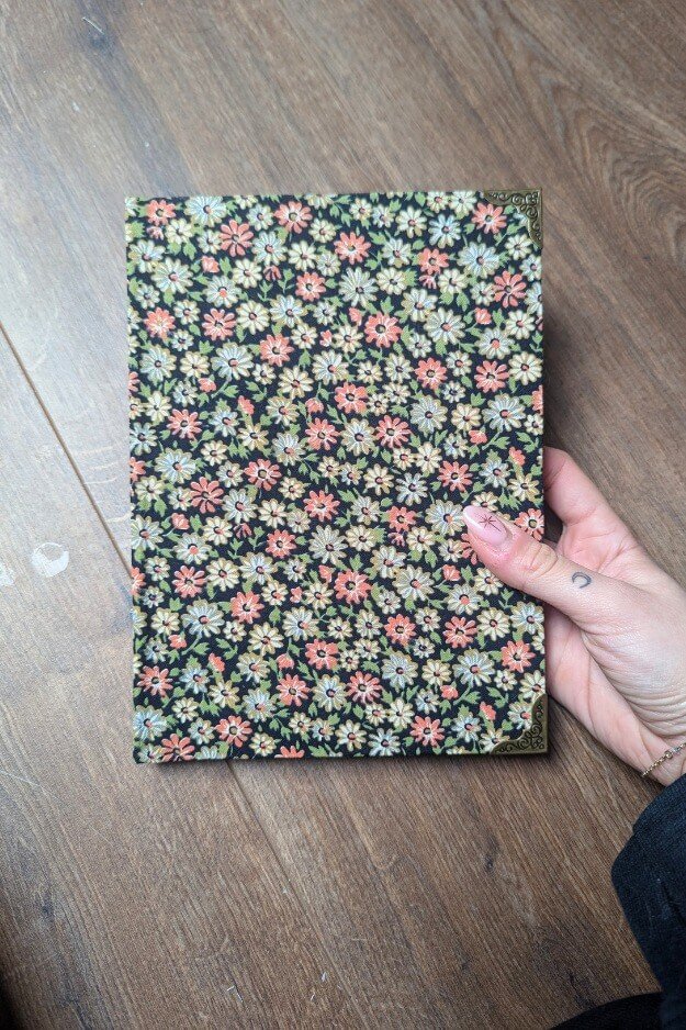 Dark Floral Handmade Notebook.jpg
