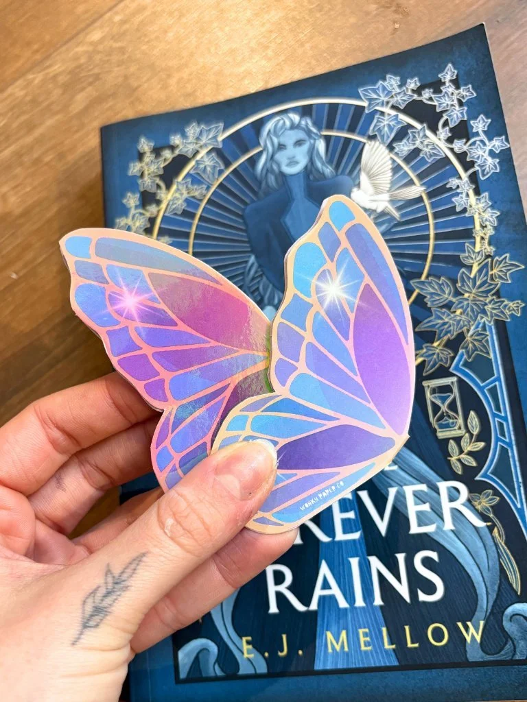 Magnetic Butterfly Bookmark - Handmade Butterfly Wing Magnetic Page Keeper