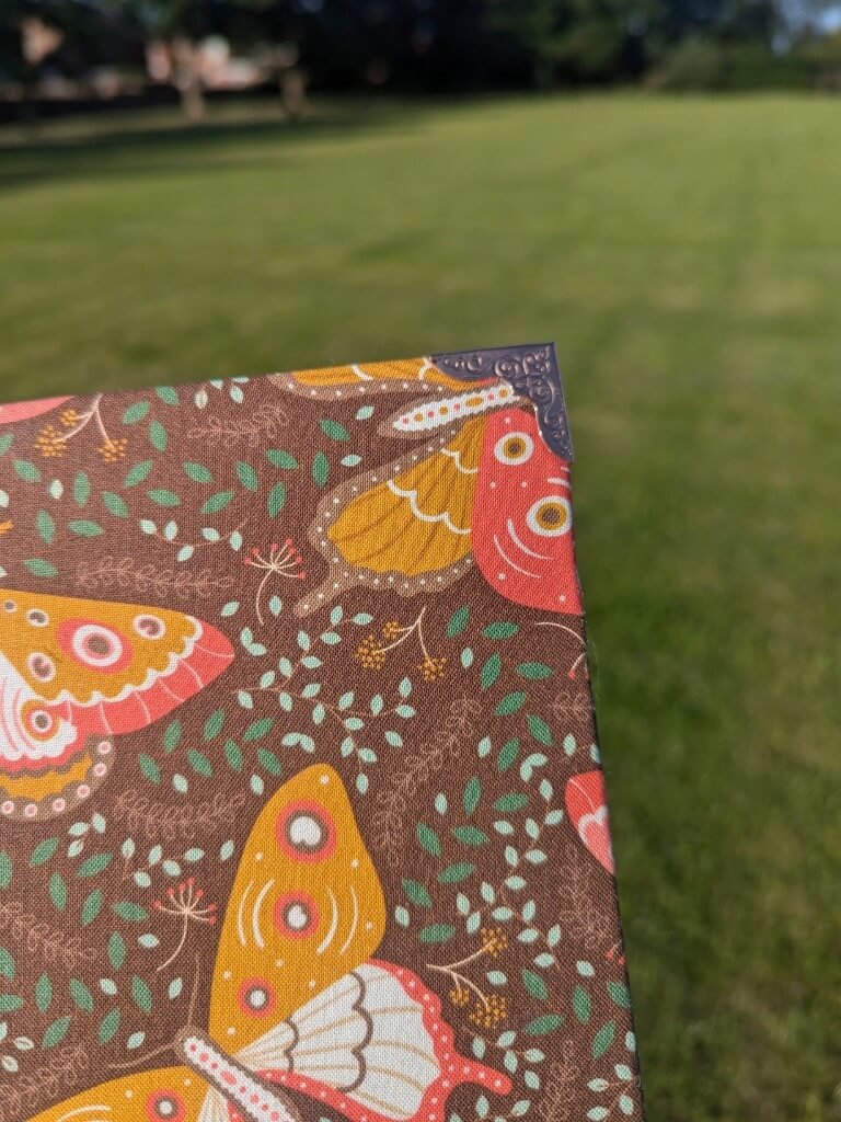 Handmade Hardback Notebook With Moths & Butterflies