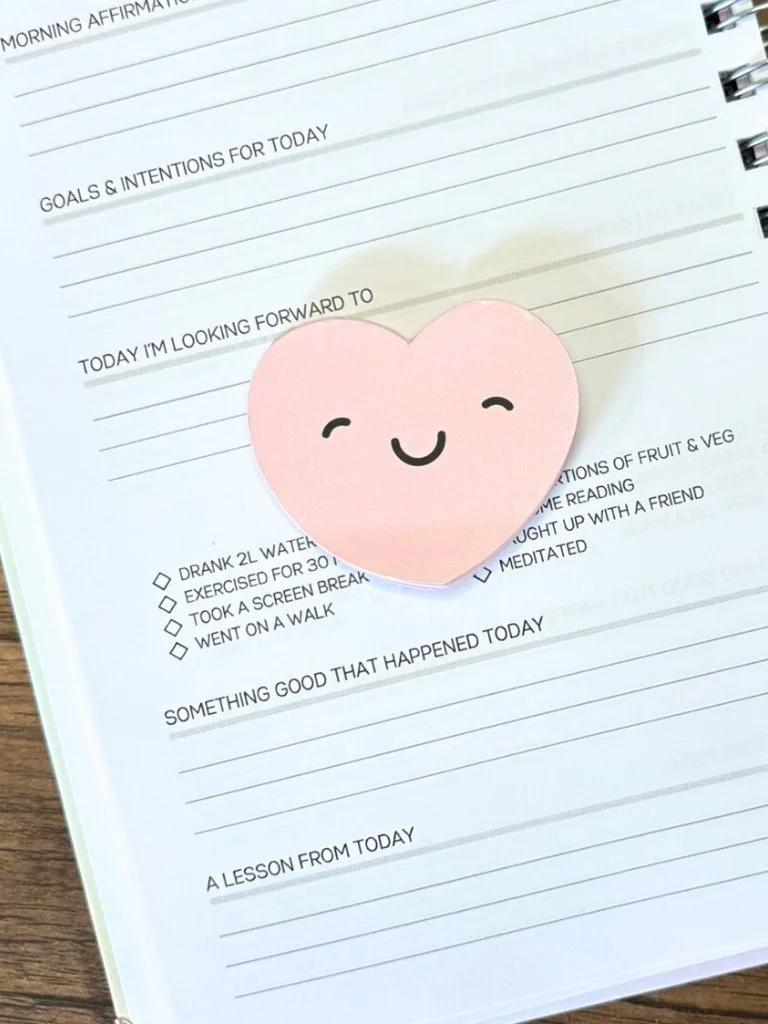 Cute Handmade Kawaii Heart Memo Pad