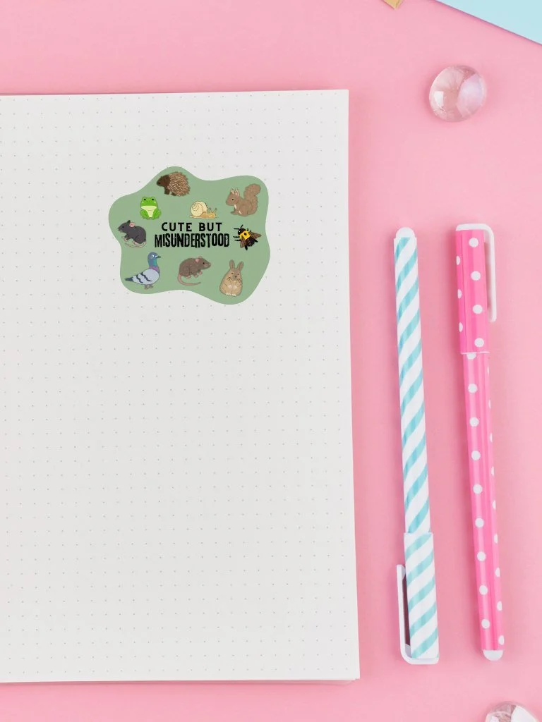 Misunderstood Animals Sticker - Vinyl Sticker For Unloved Animals