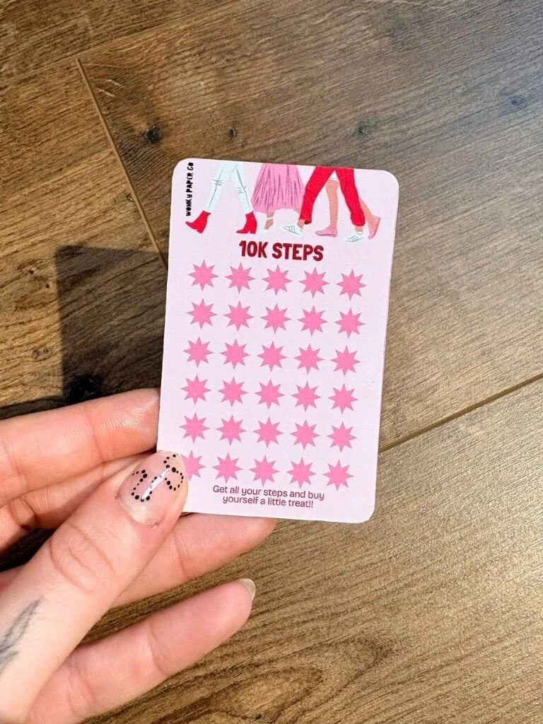 Punch Card Habit Trackers - Handmade Reward Cards For Goal Tracking