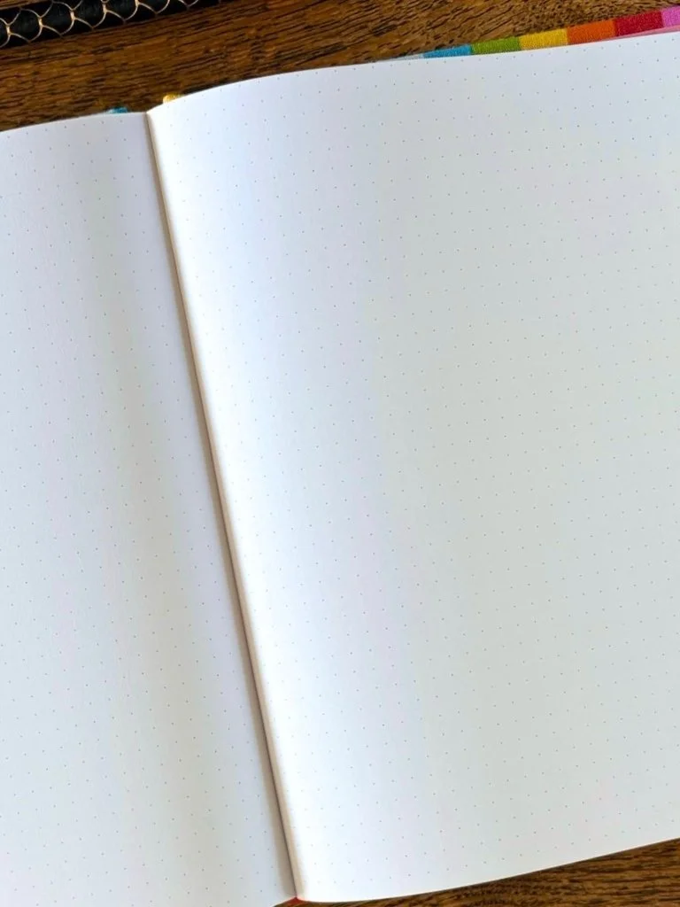 Handmade Rainbow Notebook - A5 Hardcover Striped Journal