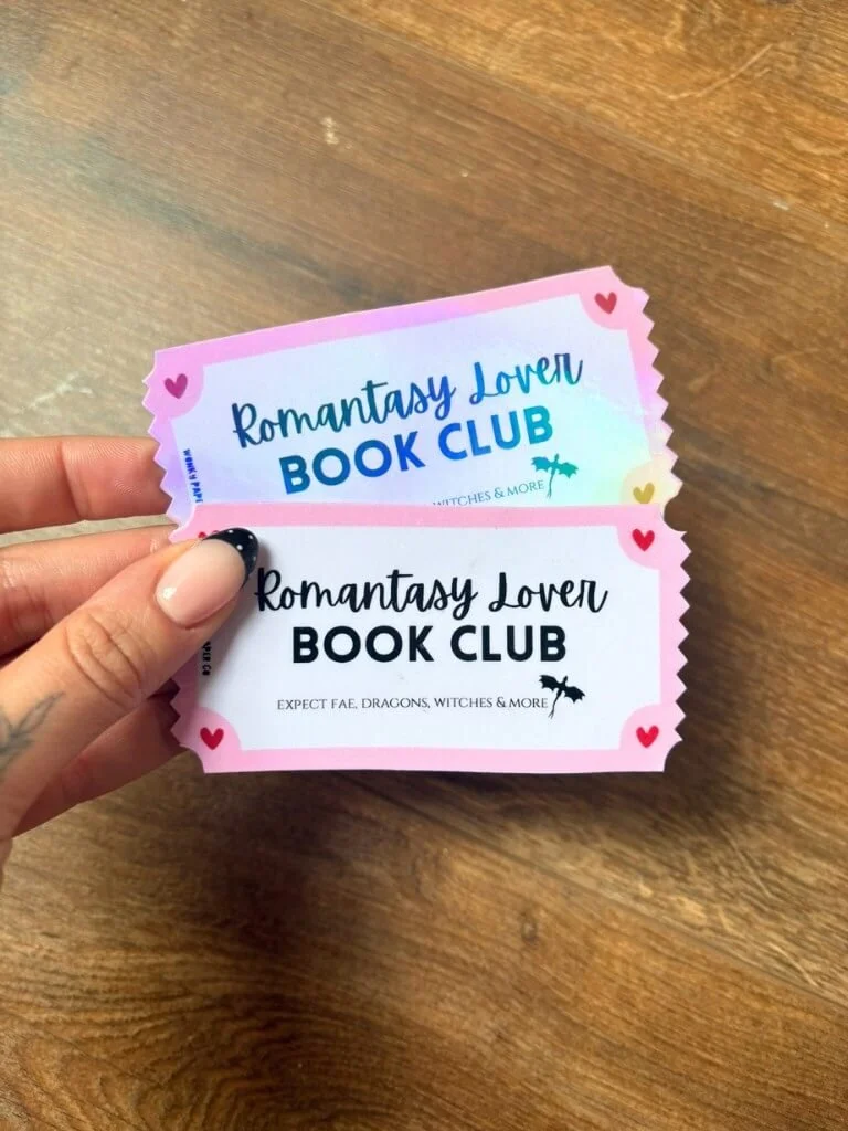 Handmade Bookmark For Romantasy Readers, Smut Fae Themed Bookmark