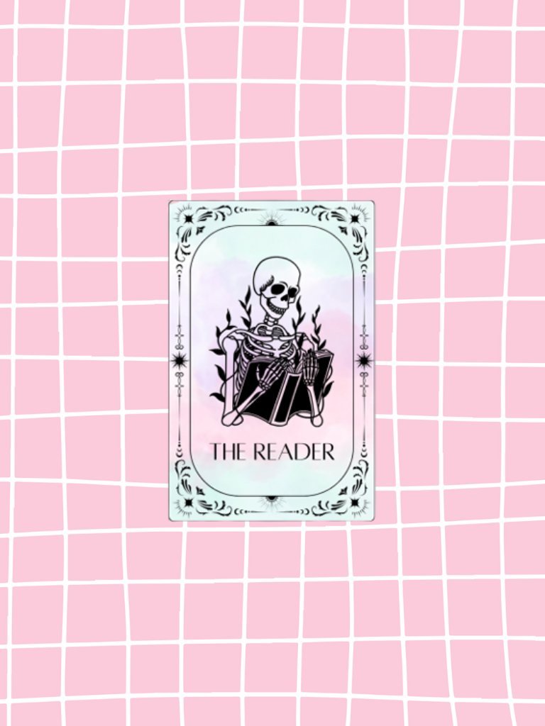 The Reader Tarot Card Vinyl Sticker - Waterproof Decal