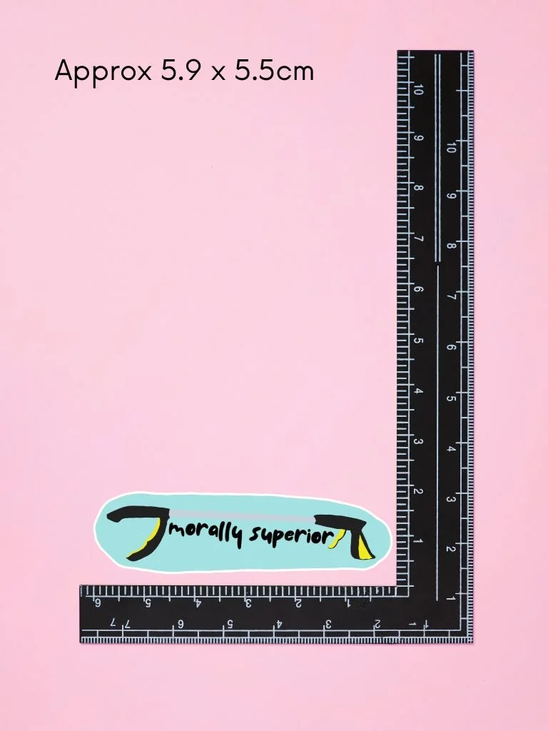 Hand Drawn Litter Picker Vinyl Sticker