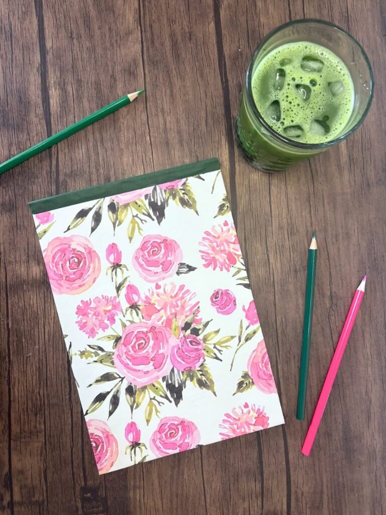 Handmade Floral Hardcover Sketchbook