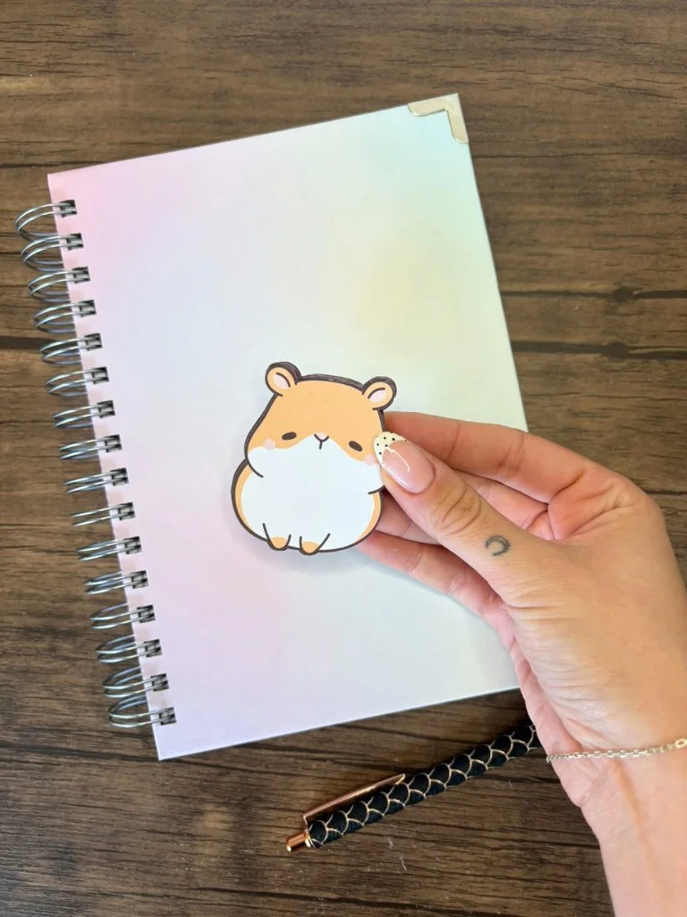 Cute Mini Hamster Memo Pad - Cute Tiny Tear Off Notepad