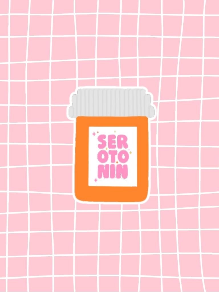 Serotonin Pill Bottle Sticker