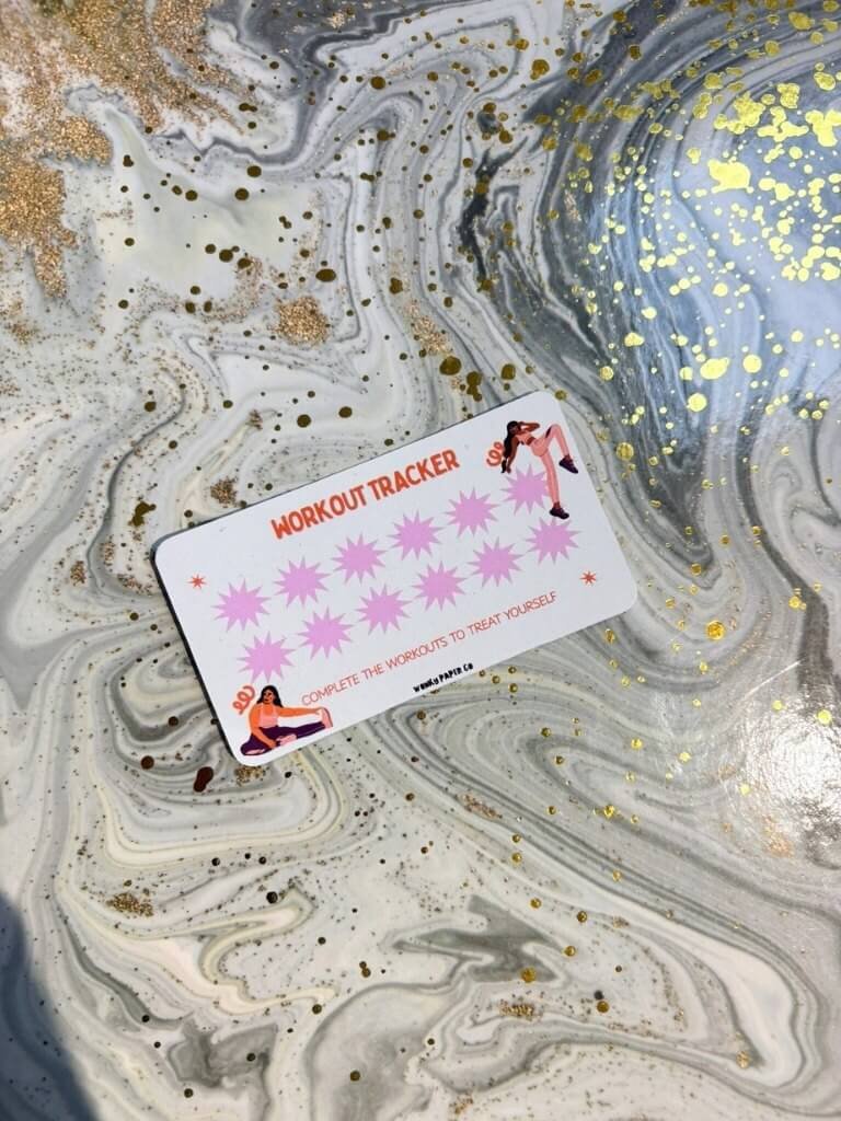 Punch Card Habit Trackers - Handmade Reward Cards For Goal Tracking